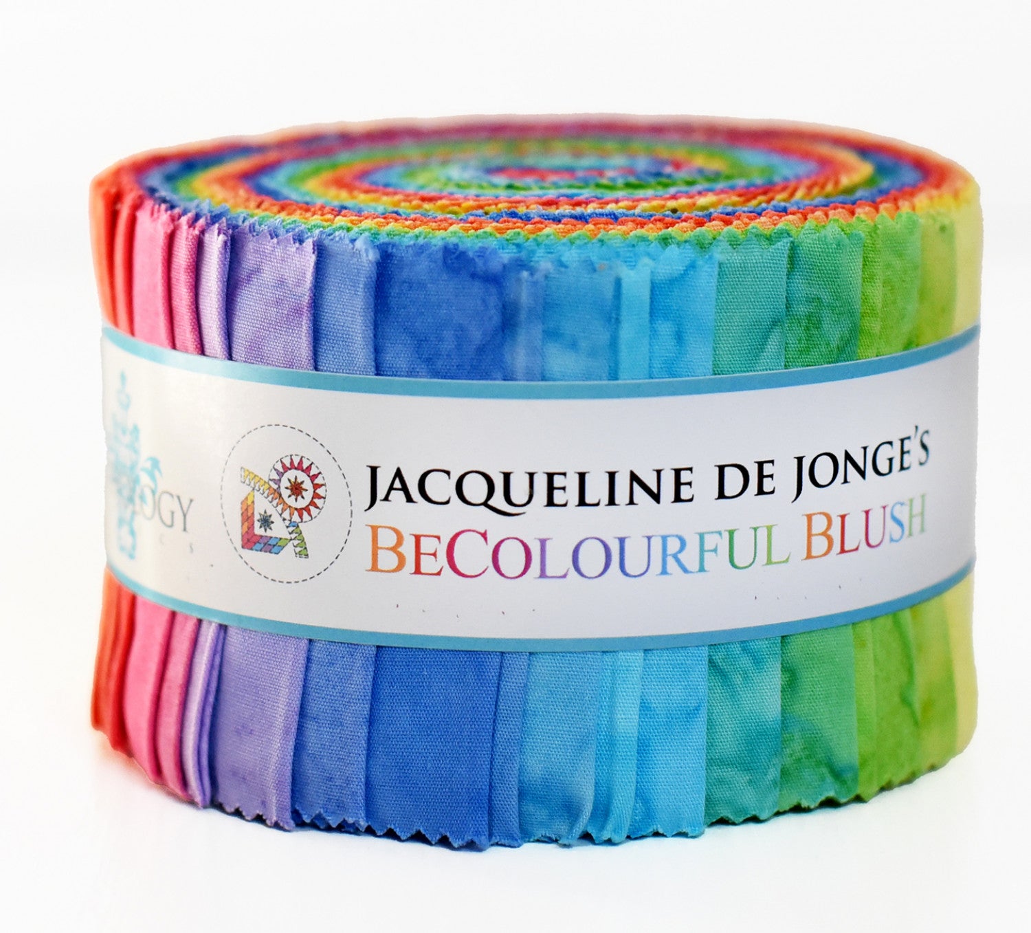 BeColourful Blush | 2.5" Strip Roll by Jacqueline De Jonge for Anthology Fabrics | 26 pcs