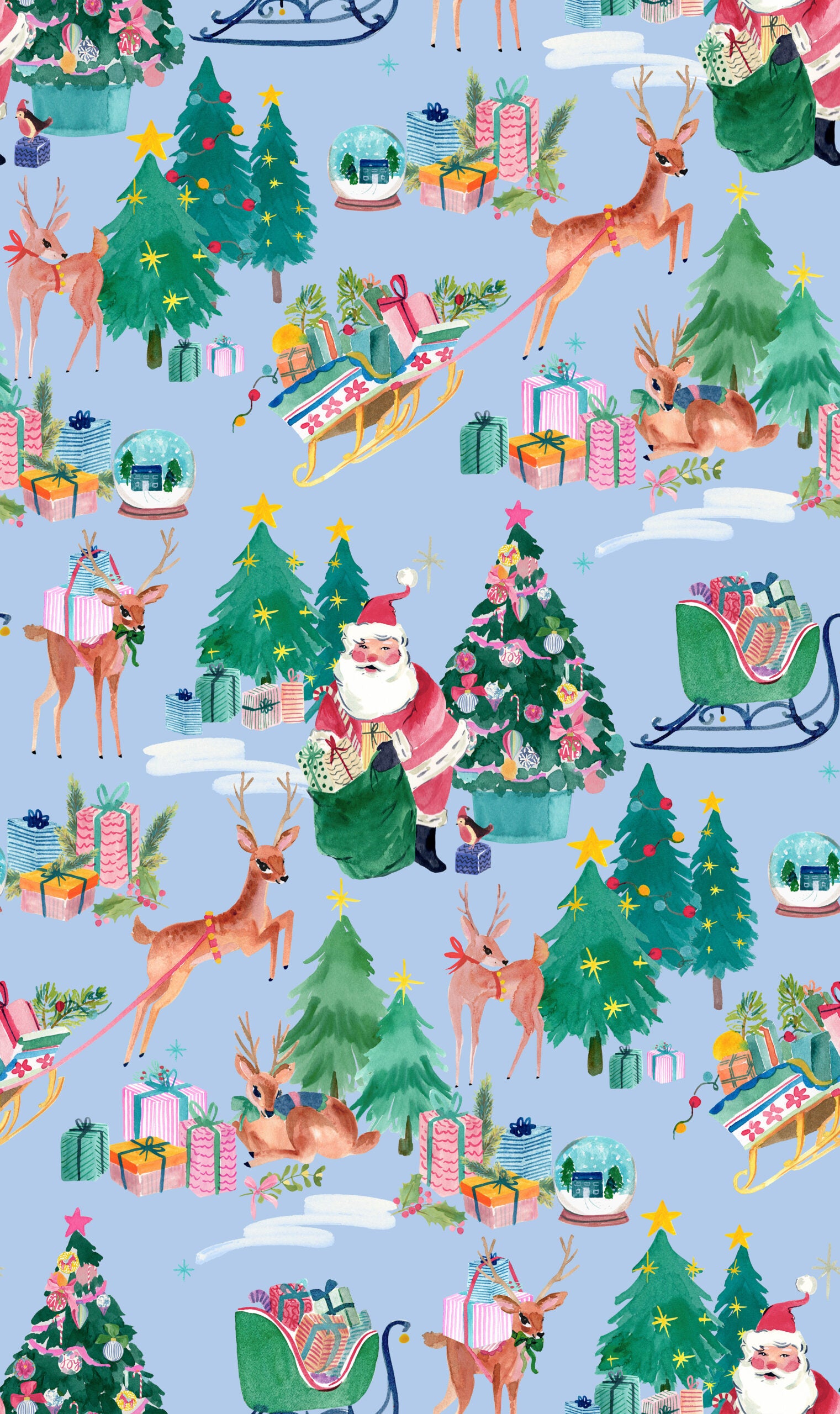 Fa La La | Deer Santa Icicle by Bluebellgray for Lewis & Irene | BG029