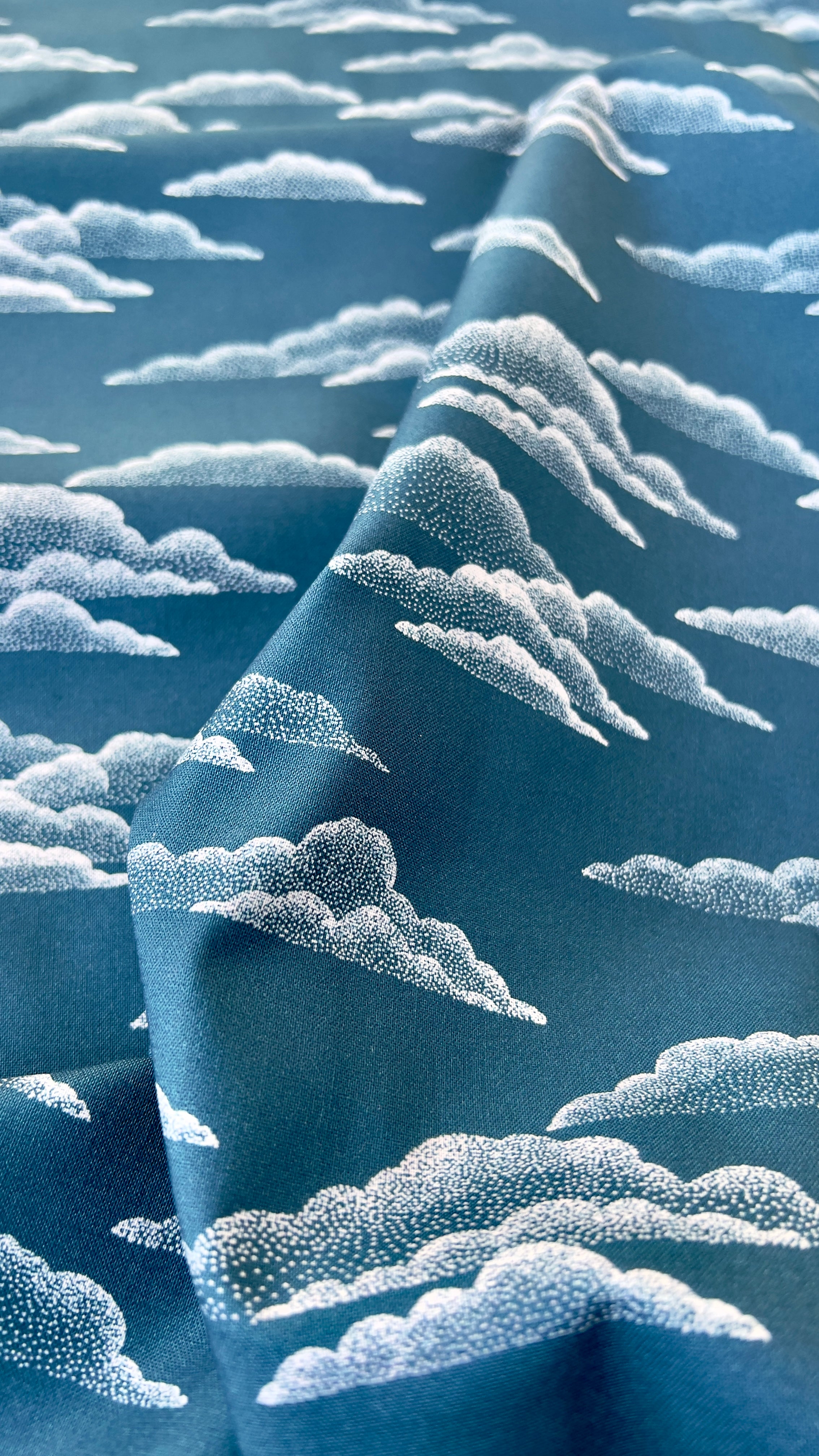 Baltic Woodland - Light Clouds Organic Cotton from Cloud9 Fabrics