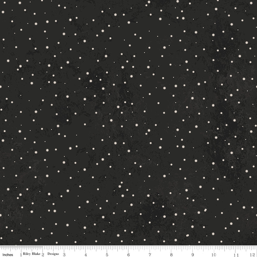 Kringle | Polk Dots Charcoal by Teresa Kogut for Riley Blake