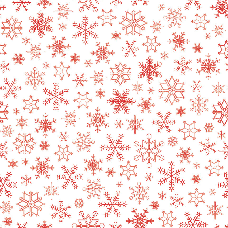 Peace on Earth | 108" Wide Backing - Snowflakes White by My Mind's Eye for Riley Blake | WB14207-WHITE