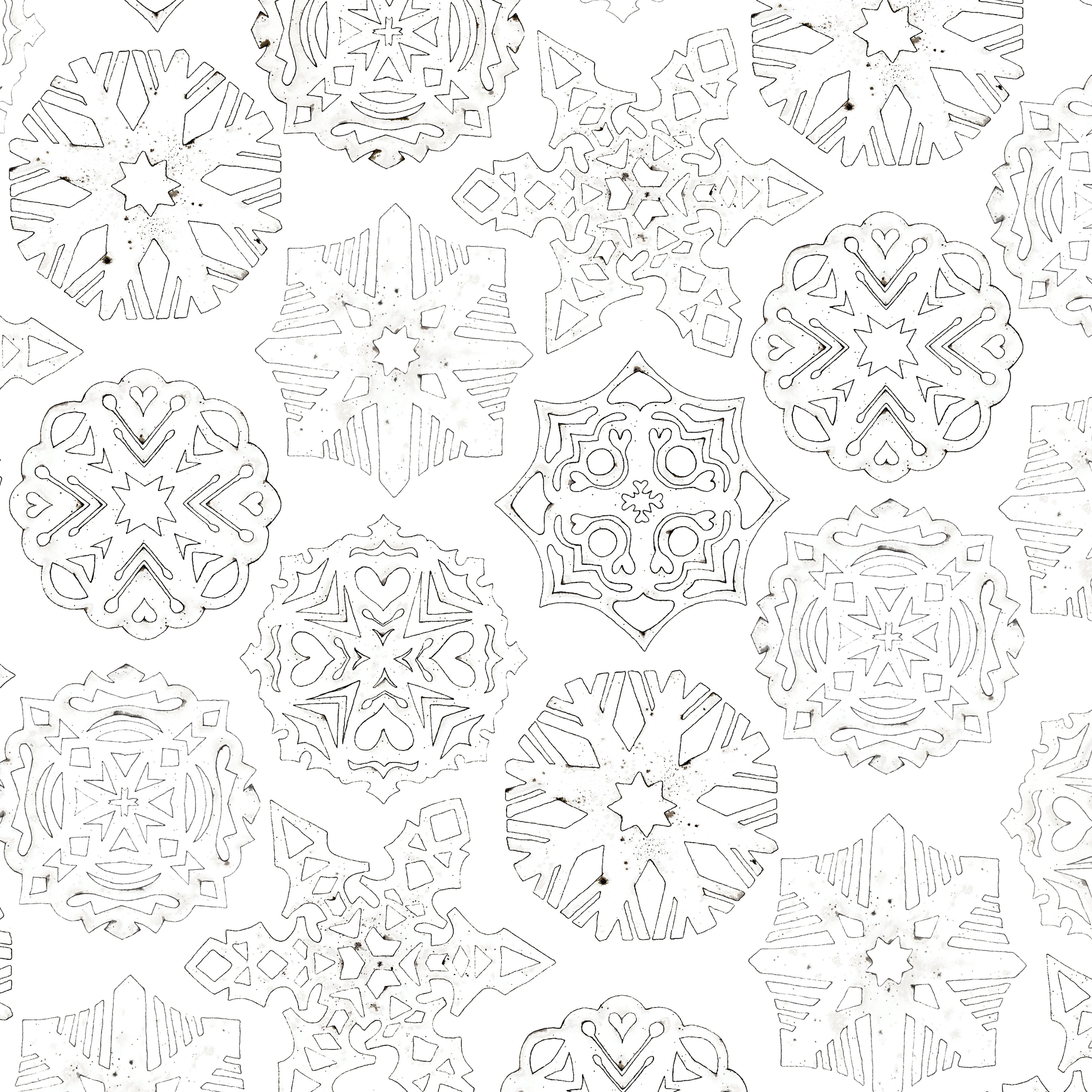 White as Snow | Snowflakes White by J. Wecker Frisch for Riley Blake | CD13564-WHITE