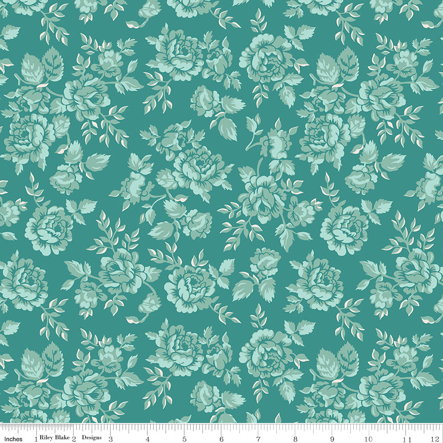 Home Town | Parry Teal by Lori Holt for Riley Blake | C13580-TEAL