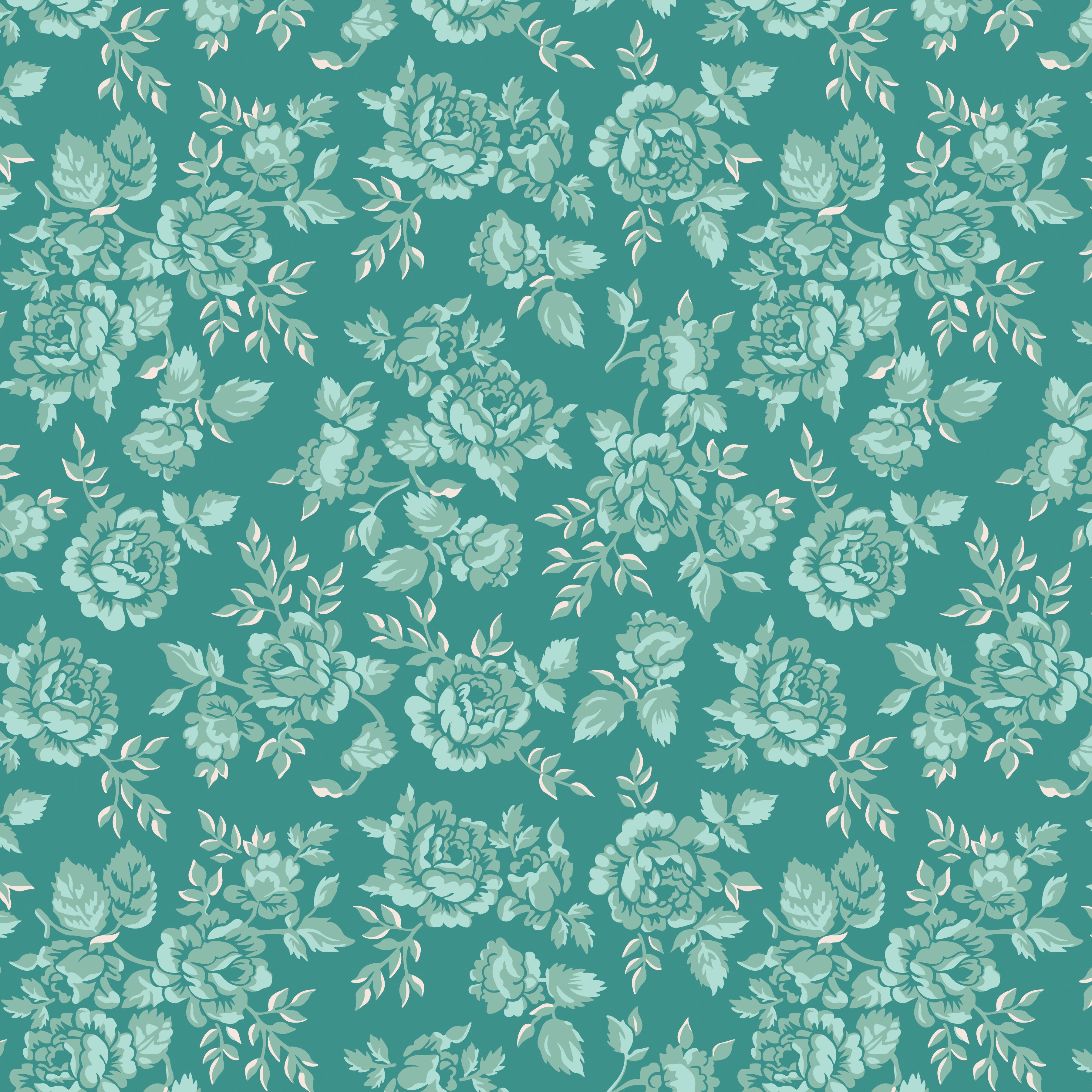 Home Town | Parry Teal by Lori Holt for Riley Blake | C13580-TEAL