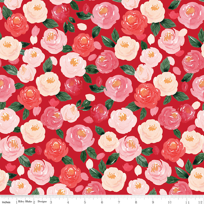 My Valentine | Main Red by Echo Park Co. for Riley Blake | C14150-RED