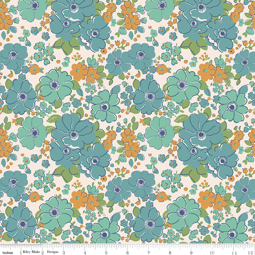 Mercantile | Lovely Raindrop by Lori Holt for Riley Blake | C14380-RAINDROP