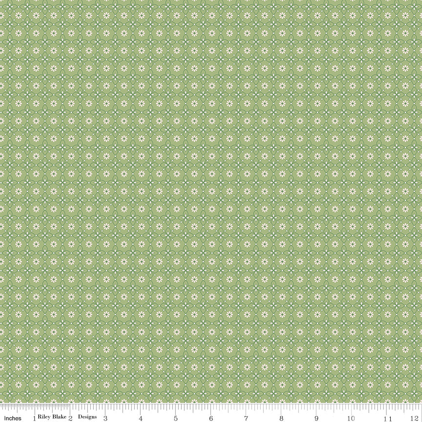 Mercantile | Dainty Lettuce by Lori Holt for Riley Blake | C14385-LETTUCE