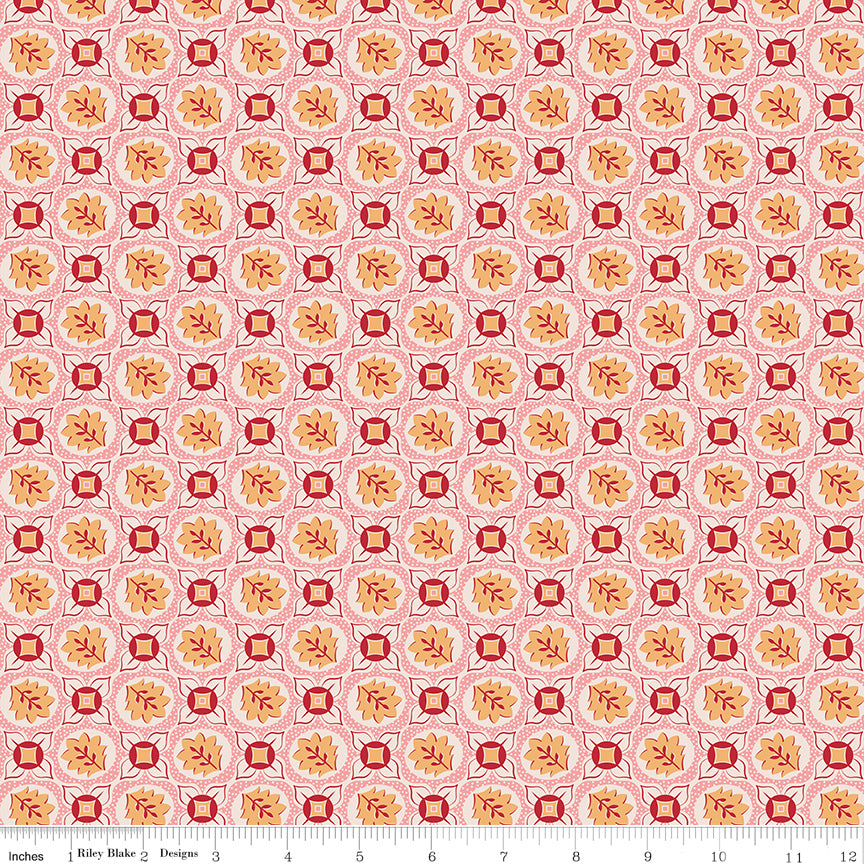 Mercantile | Treasure Coral by Lori Holt for Riley Blake | C14400-CORAL