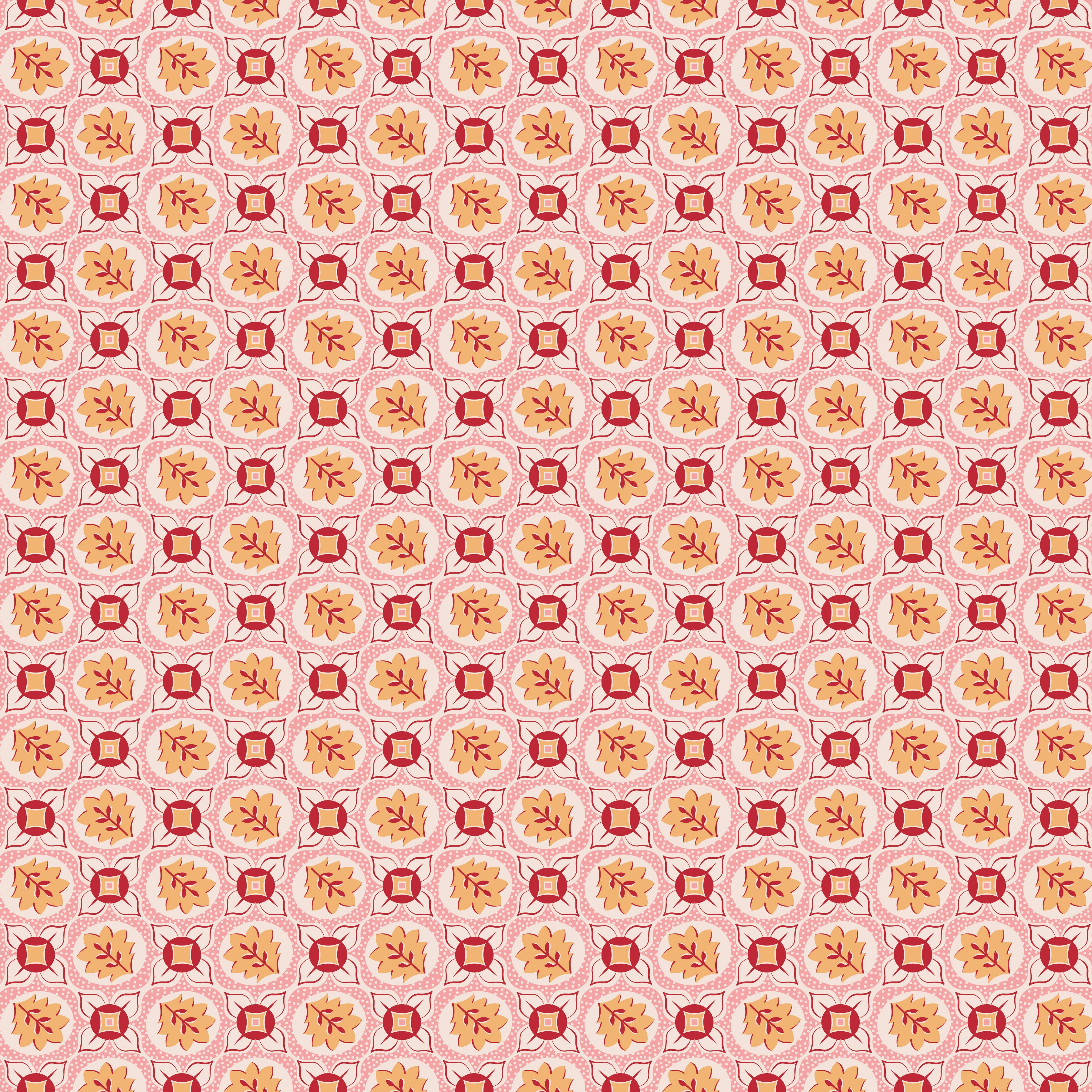 Mercantile | Treasure Coral by Lori Holt for Riley Blake | C14400-CORAL