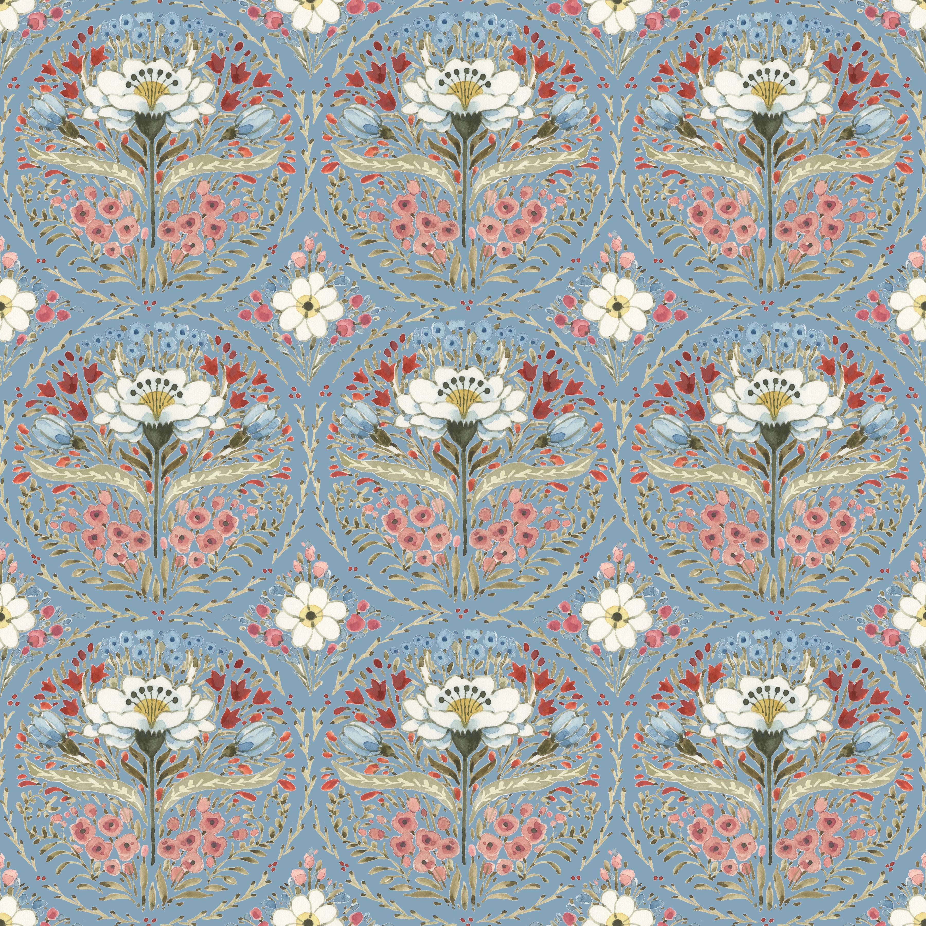 Countryside | Medallion Blue by Lisa Audit for Riley Blake | C14531-BLUE