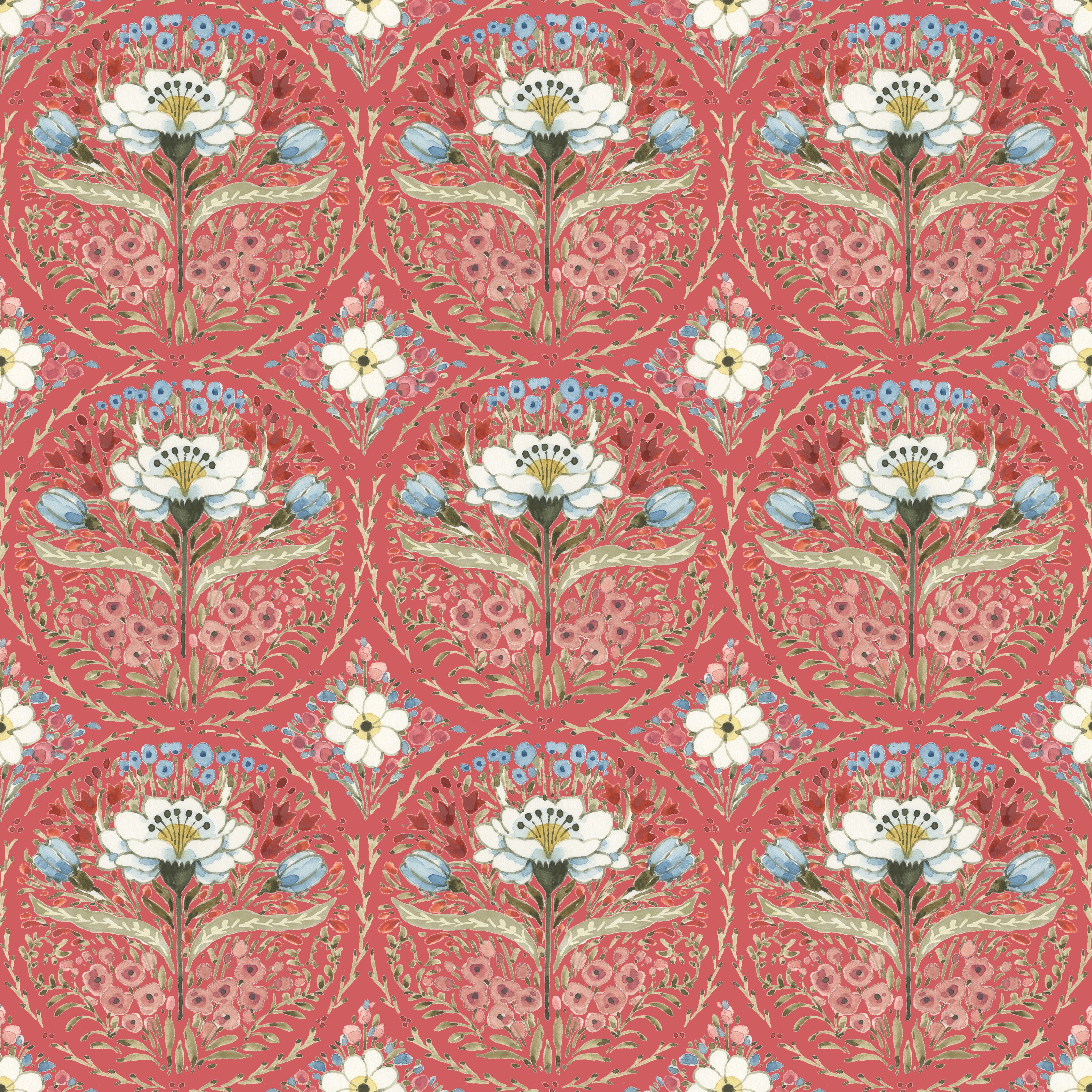 Countryside | Medallion Red by Lisa Audit for Riley Blake | C14531-RED