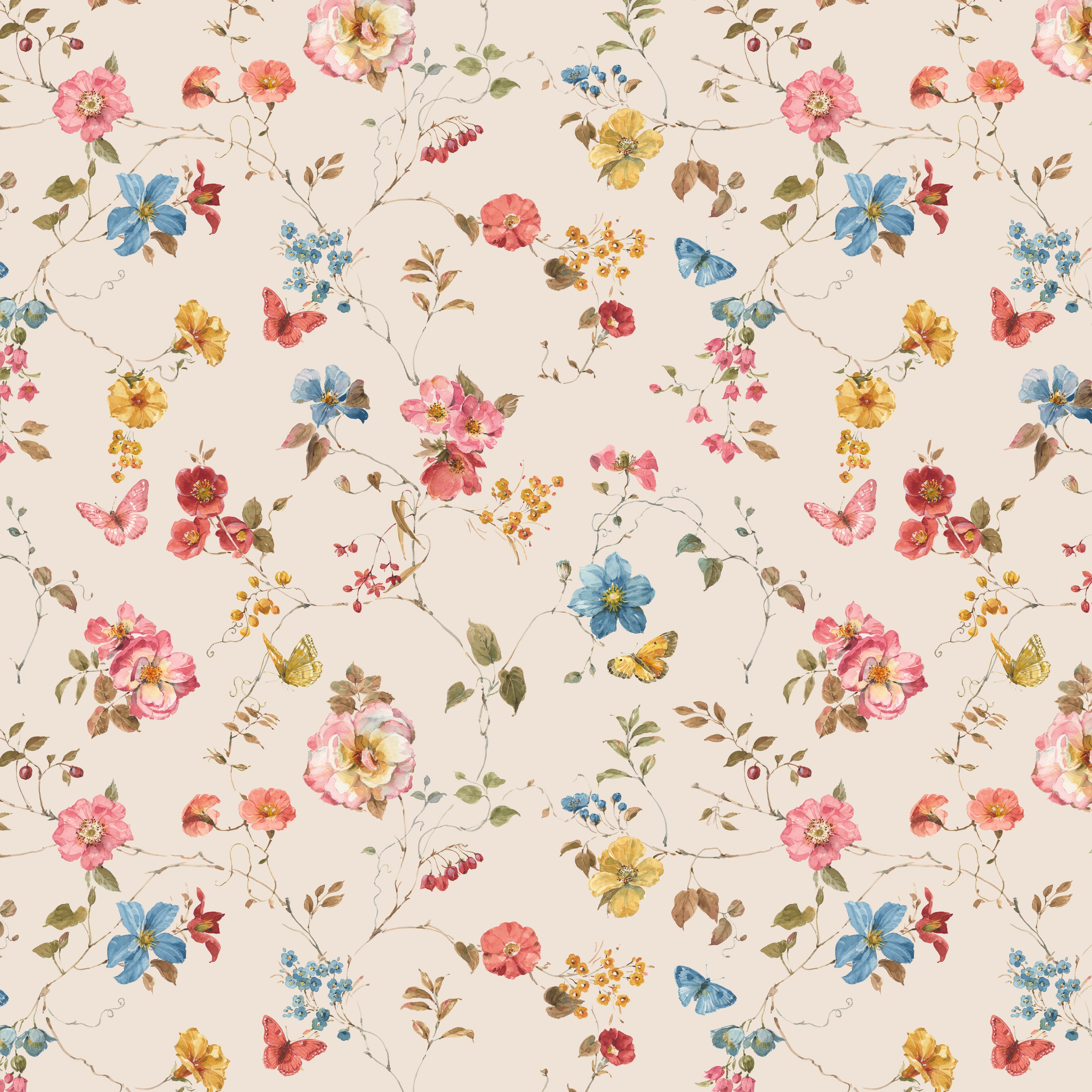 Countryside | Floral Sand by Lisa Audit for Riley Blake | C14533-SAND