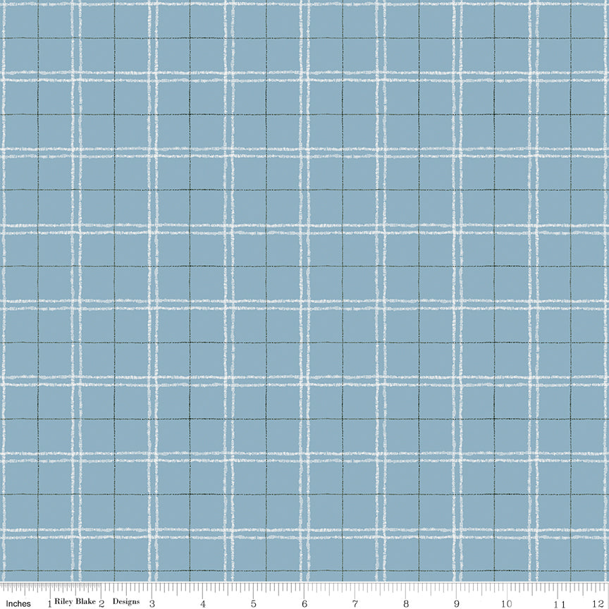 Countryside | Plaid Blue by Lisa Audit for Riley Blake | C14535-BLUE