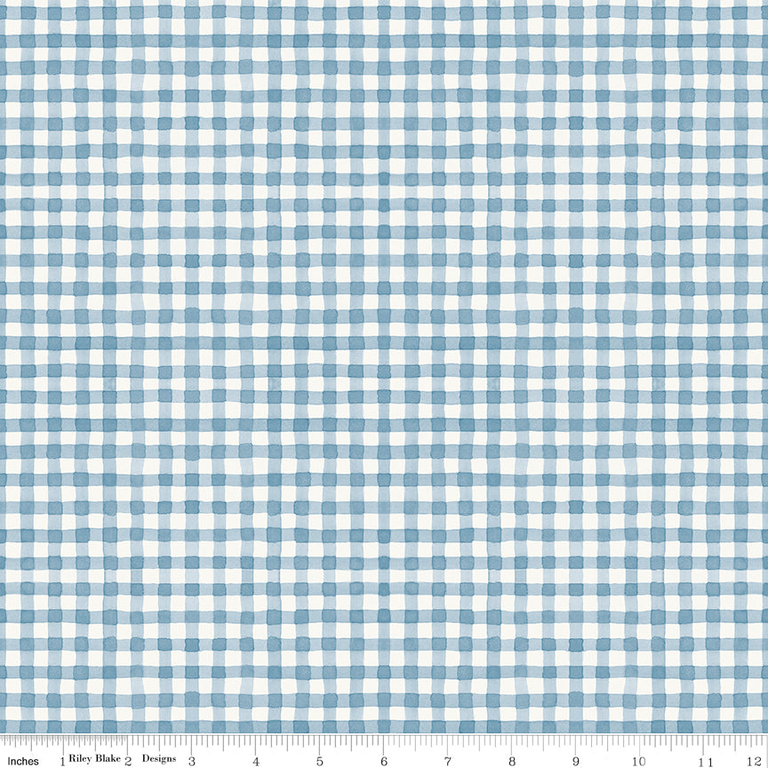 Countryside | Gingham Blue by Lisa Audit for Riley Blake | C14537-BLUE