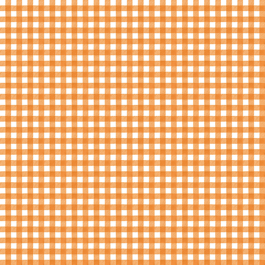 Pumpkin Patch | Gingham Orange by J. Wecker Frisch for Riley Blake | C14574-ORANGE