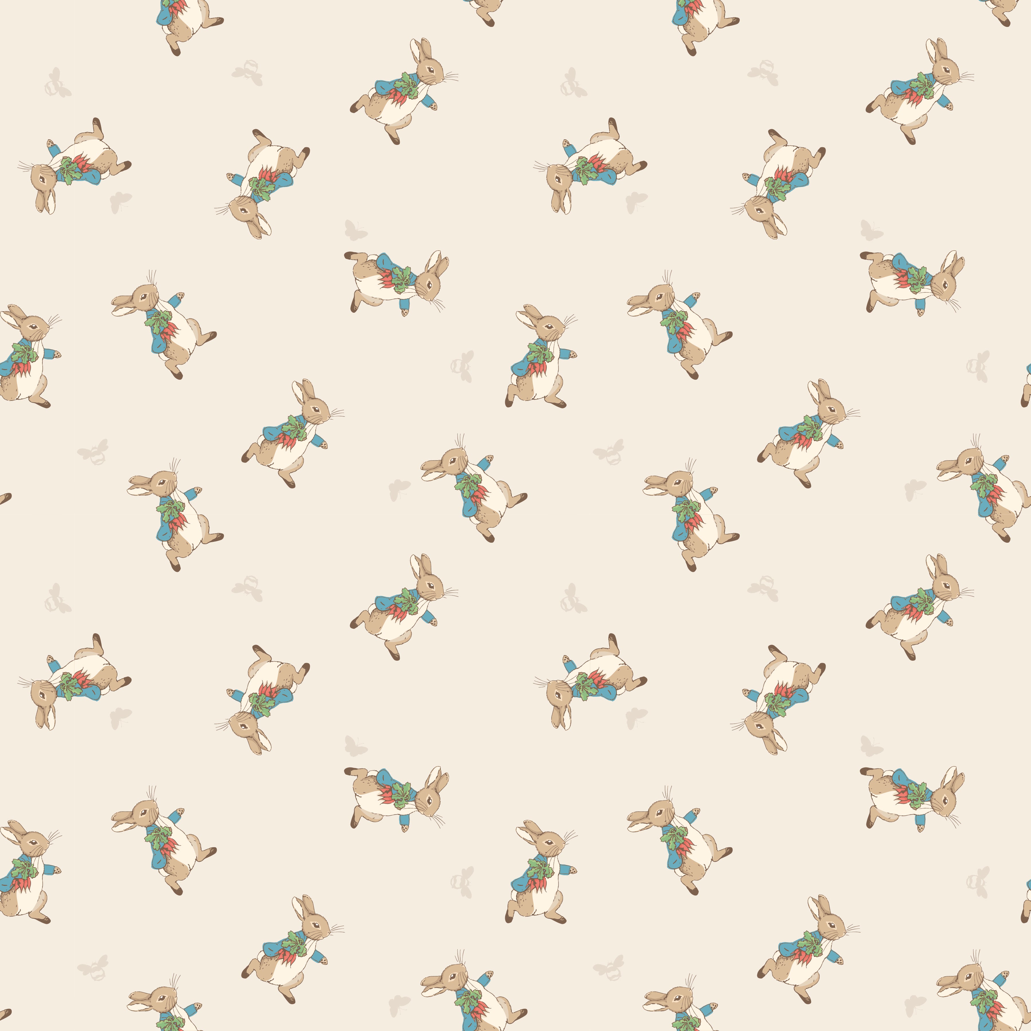 The Tale of Peter Rabbit | Peter Toss Cream by Beatrix Potter for Riley Blake | C14702-CREAM