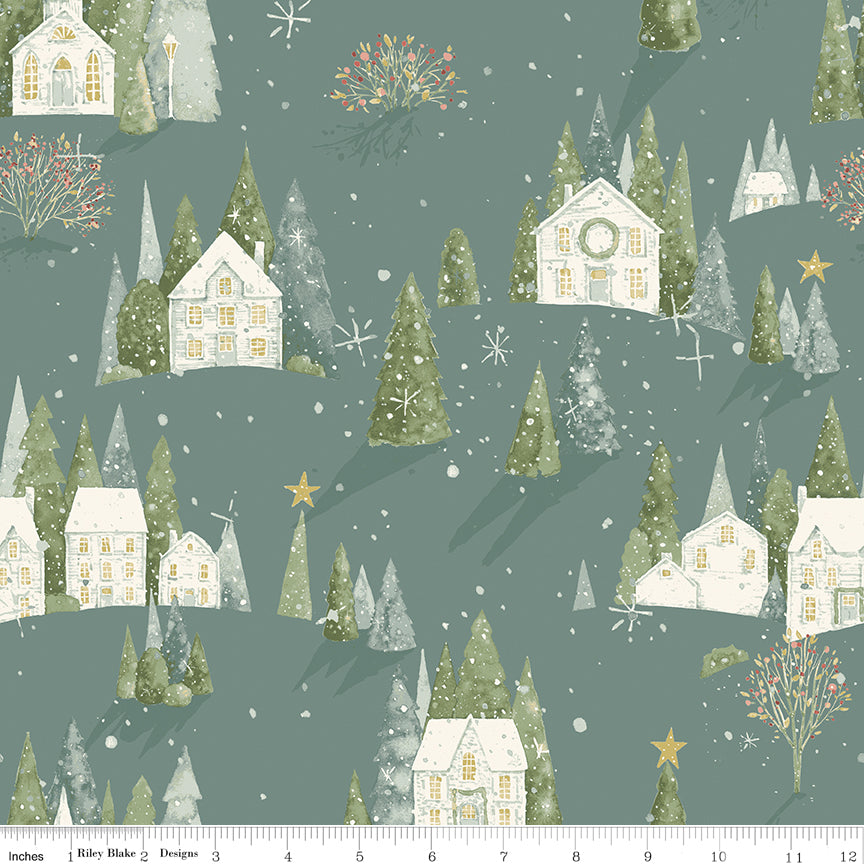 Magical Winterland | Home Sweet Home Winter by Lisa Audit for Riley Blake