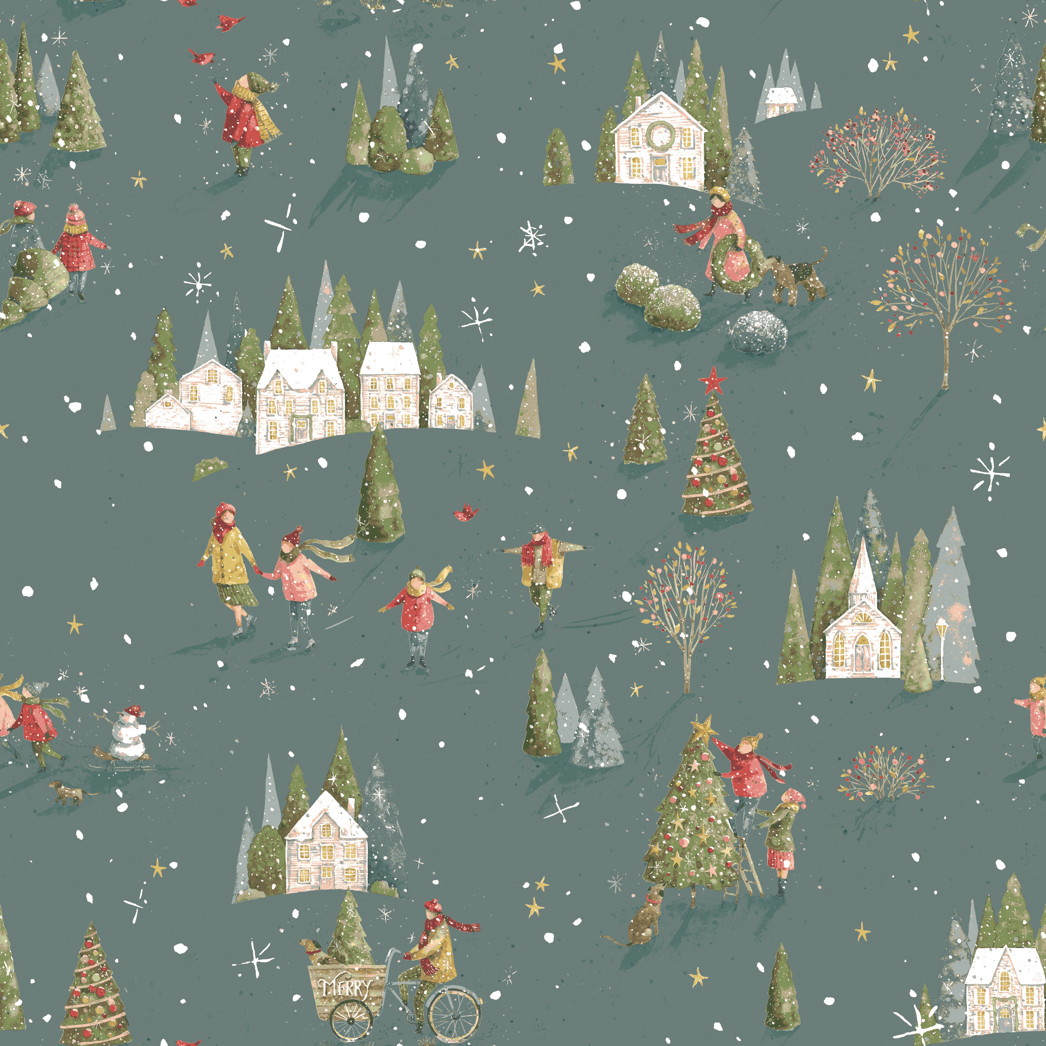 Magical Winterland | Fat Quarter Bundle by Lisa Audit for Riley Blake | 28pcs