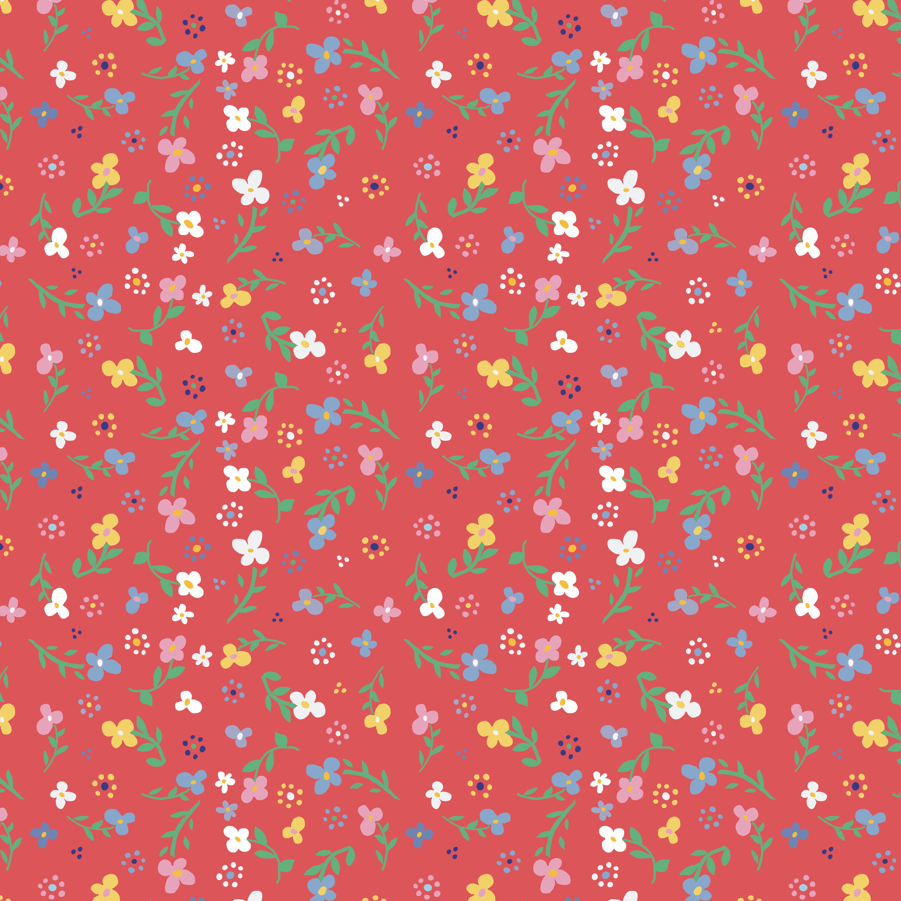 Always in Season | Small Floral Sky by American Jane for Riley Blake | C15101-RED