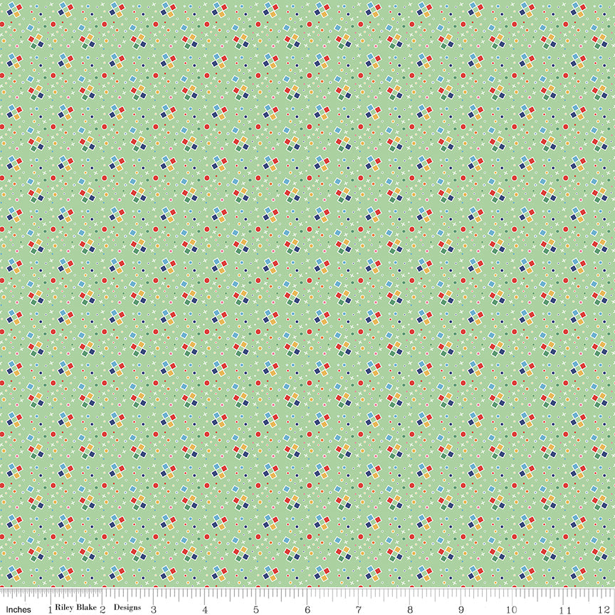 Always in Season | Fun & Games Mint by American Jane for Riley Blake | C15103-MINT