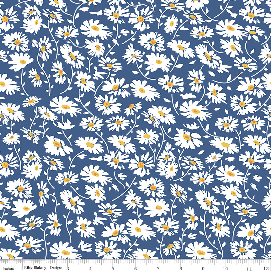 Always in Season | Daisy Navy by American Jane for Riley Blake | C15104-NAVY