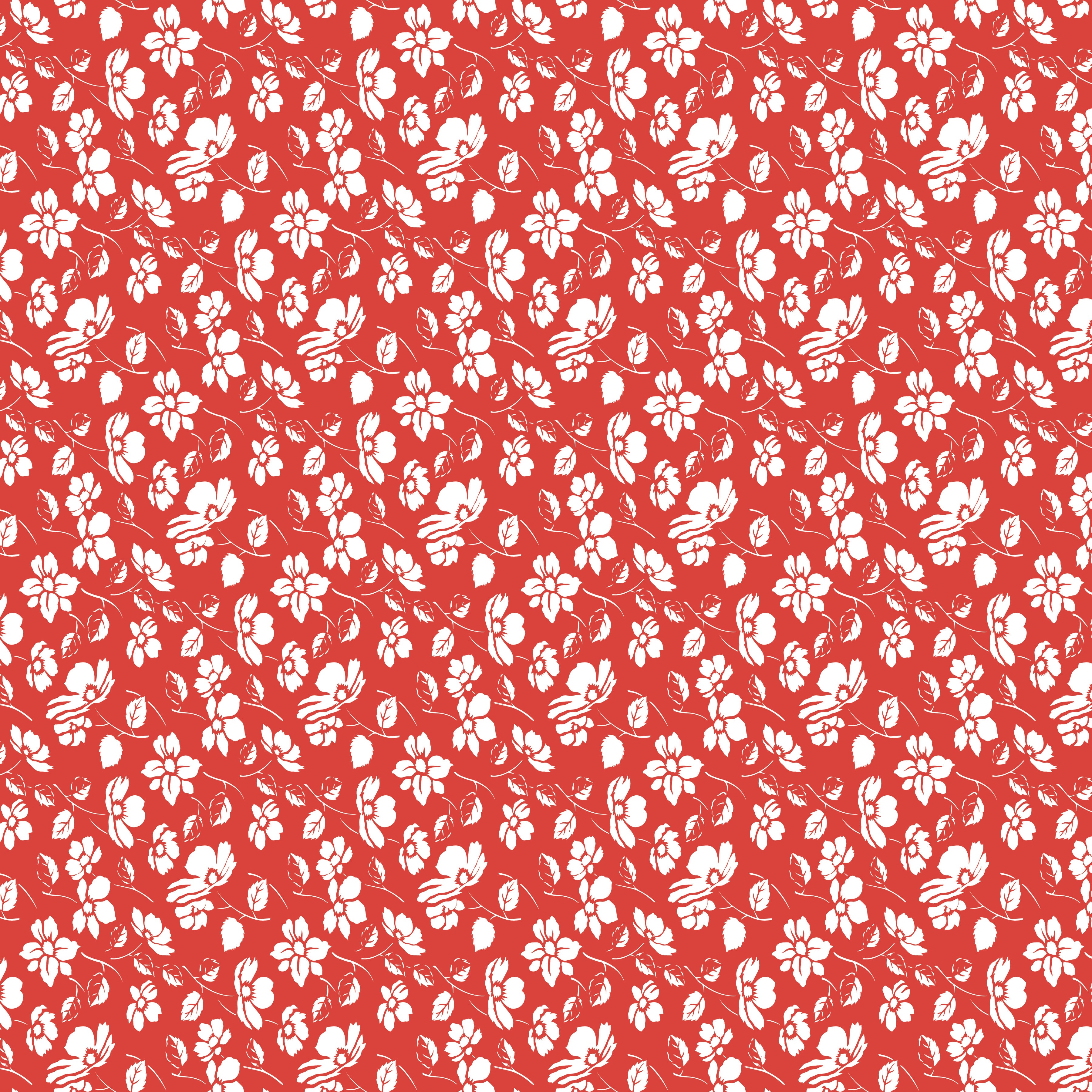 Always in Season | Mono Floral Red by American Jane for Riley Blake | C15105-RED