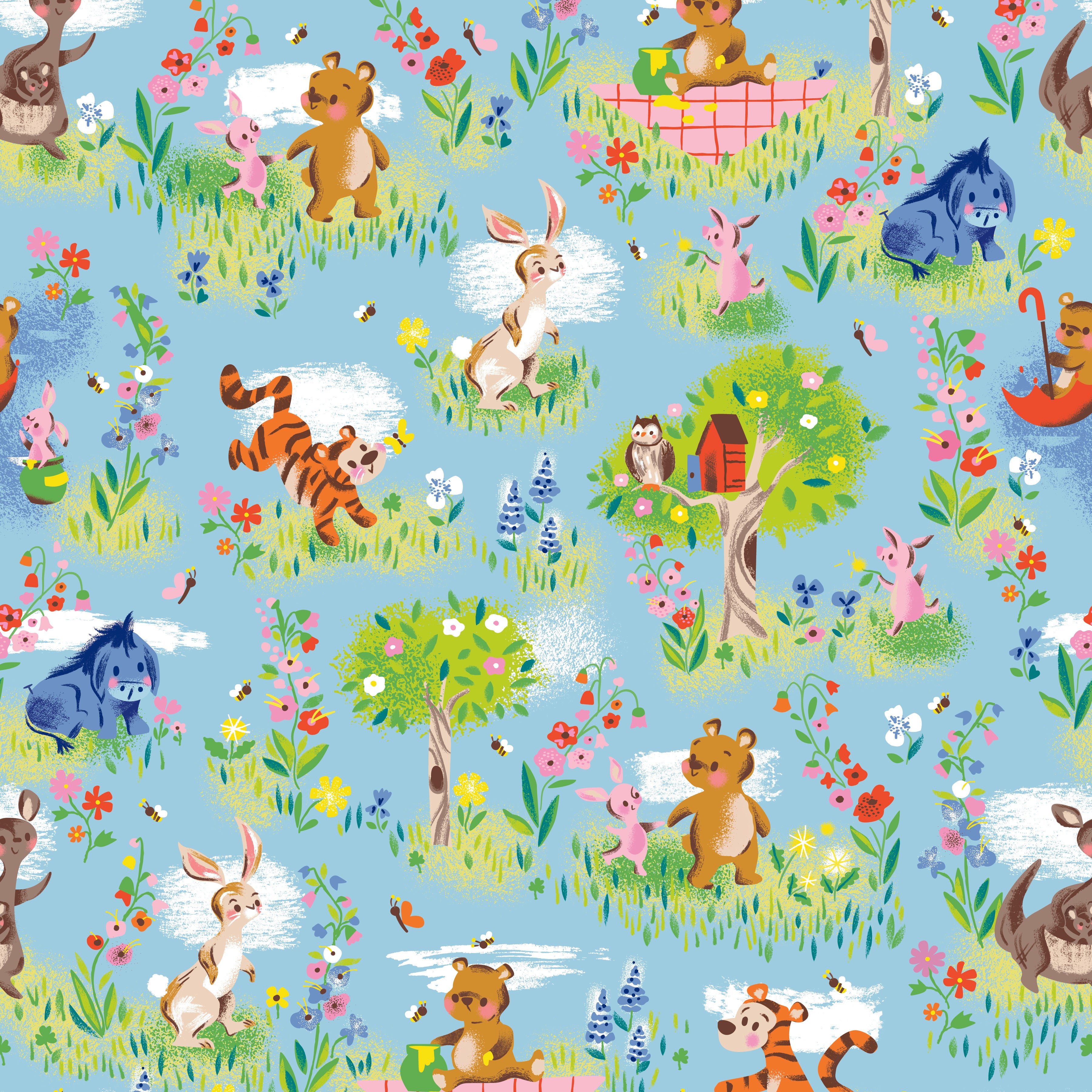 100 Aker Woods | 10" Square Pack by Jill Howarth for Riley Blake | 42 pcs