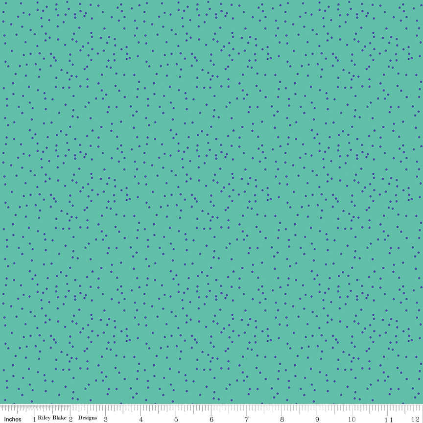 Botanic Blast | Dots Vivid by Sew Yeah Quilting for Riley Blake | C15549-VIVID