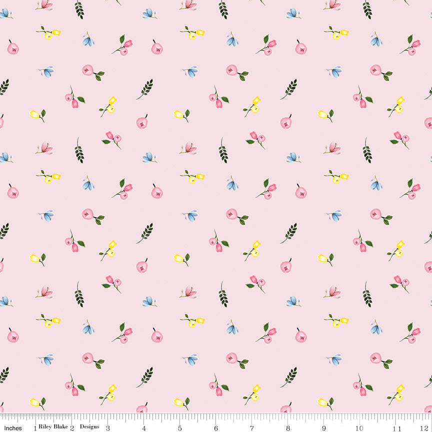 Sweet Spring | Ditsy Pink by Hester & Cook for Riley Blake | C15804-PINK