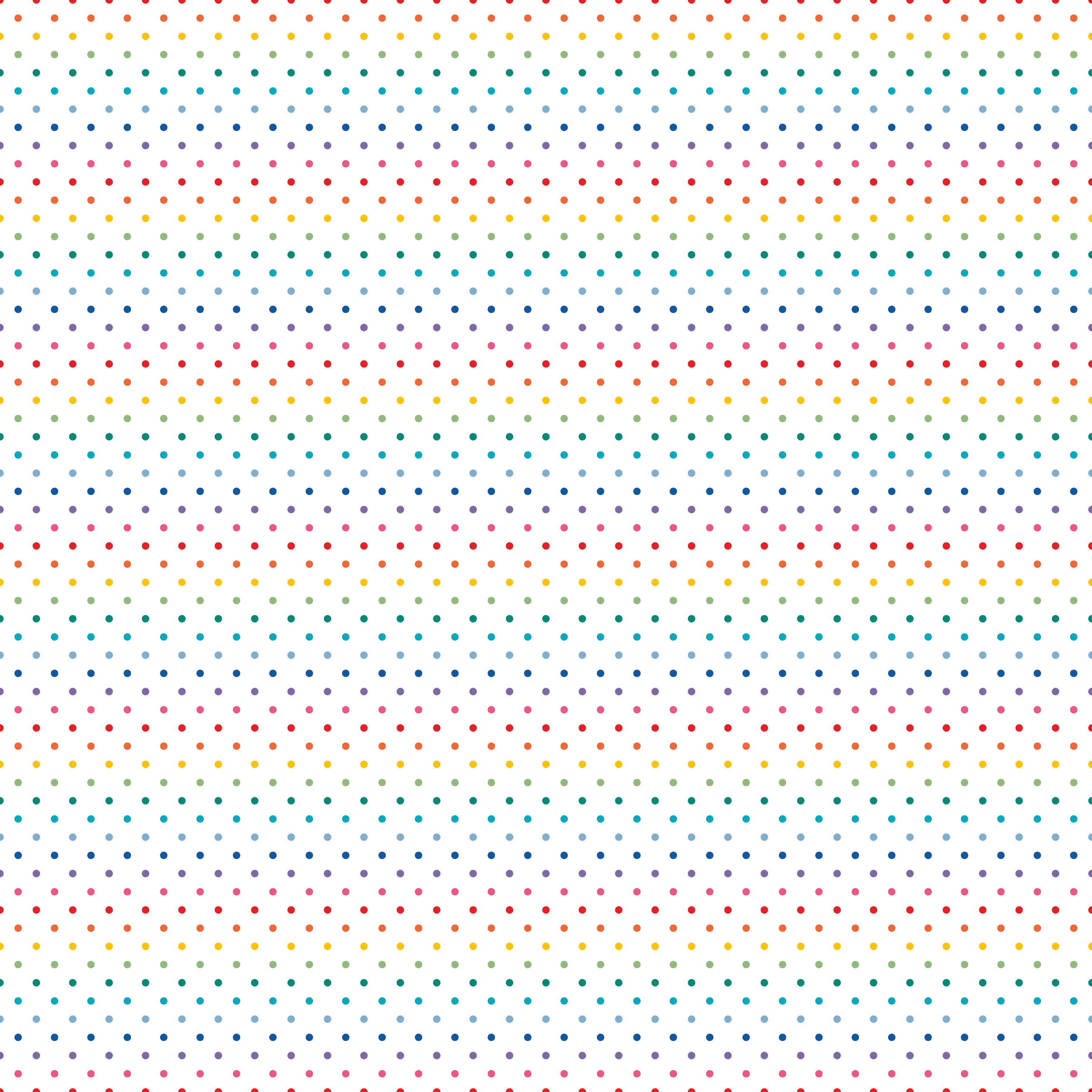 Swiss Dot | Rainbow Dots on White by Riley Blake | C660-RAINBOW