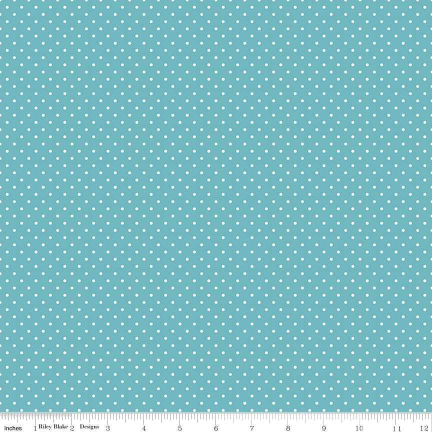 Swiss Dot | White Dots on Cottage by Riley Blake | C670-COTTAGE