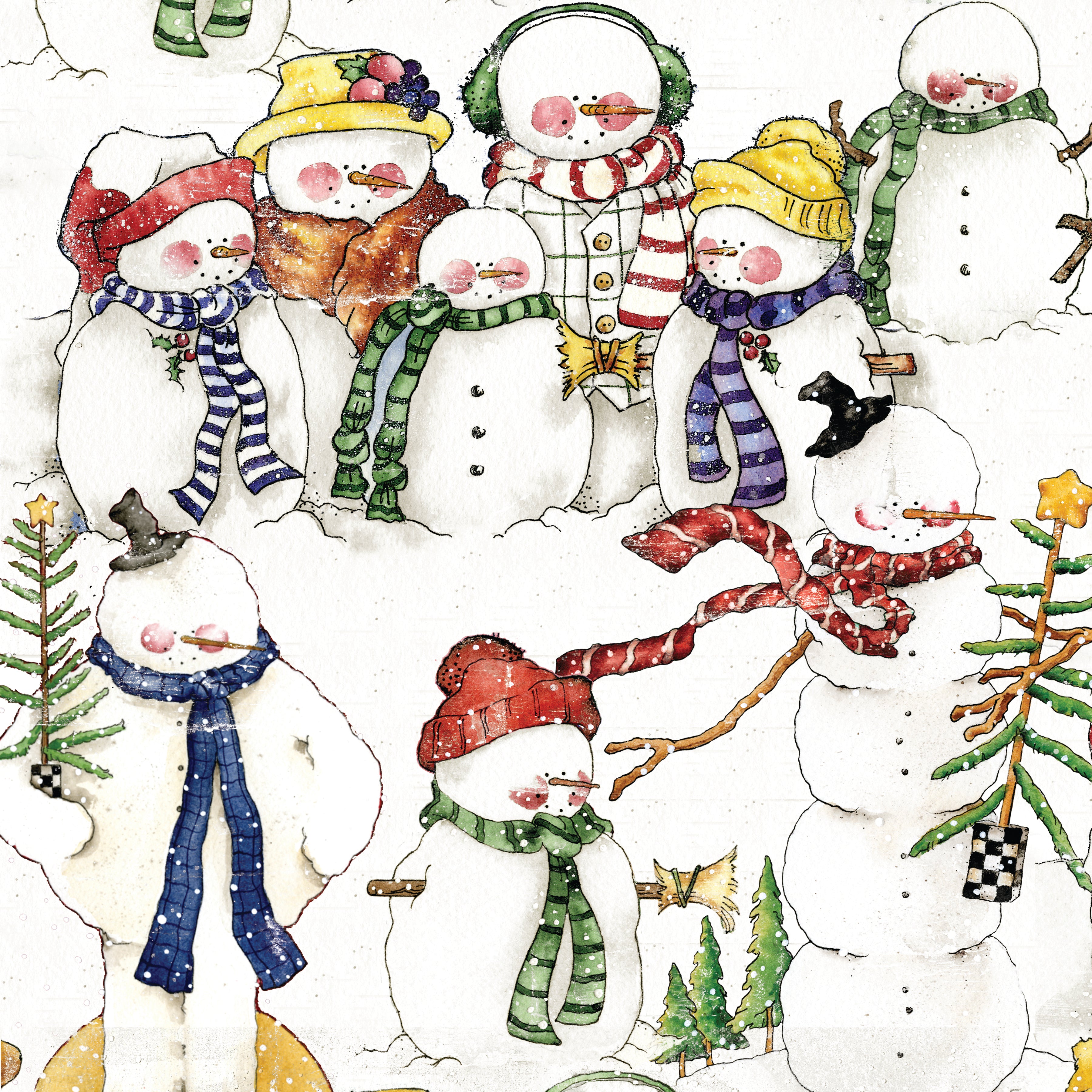 White as Snow | Snow Packed Multi by J. Wecker Frisch for Riley Blake | CD13553-MULTI