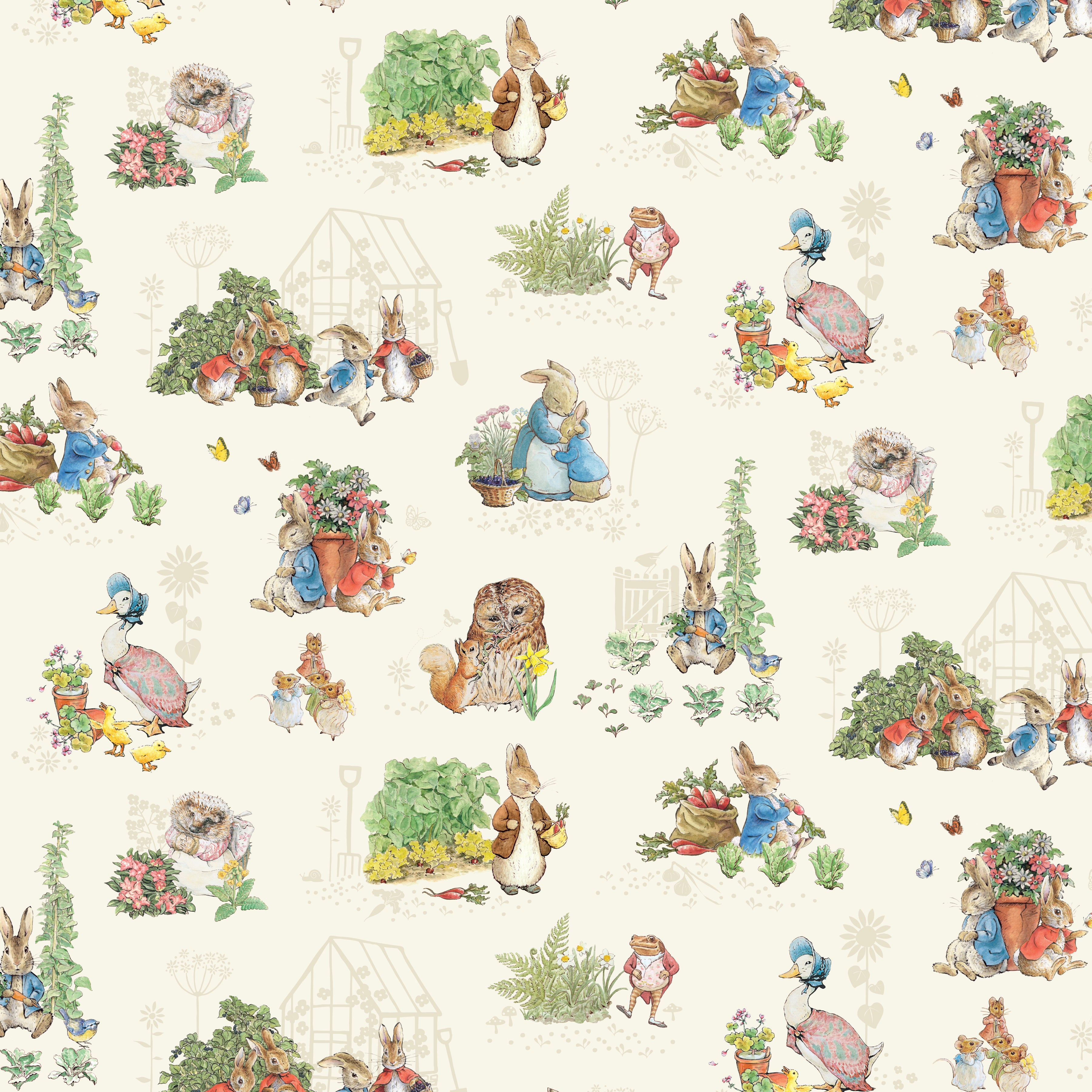 Peter Rabbit & Friends | Characters Cloud by Beatrix Potter for Riley Blake | CD15861-CLOUD