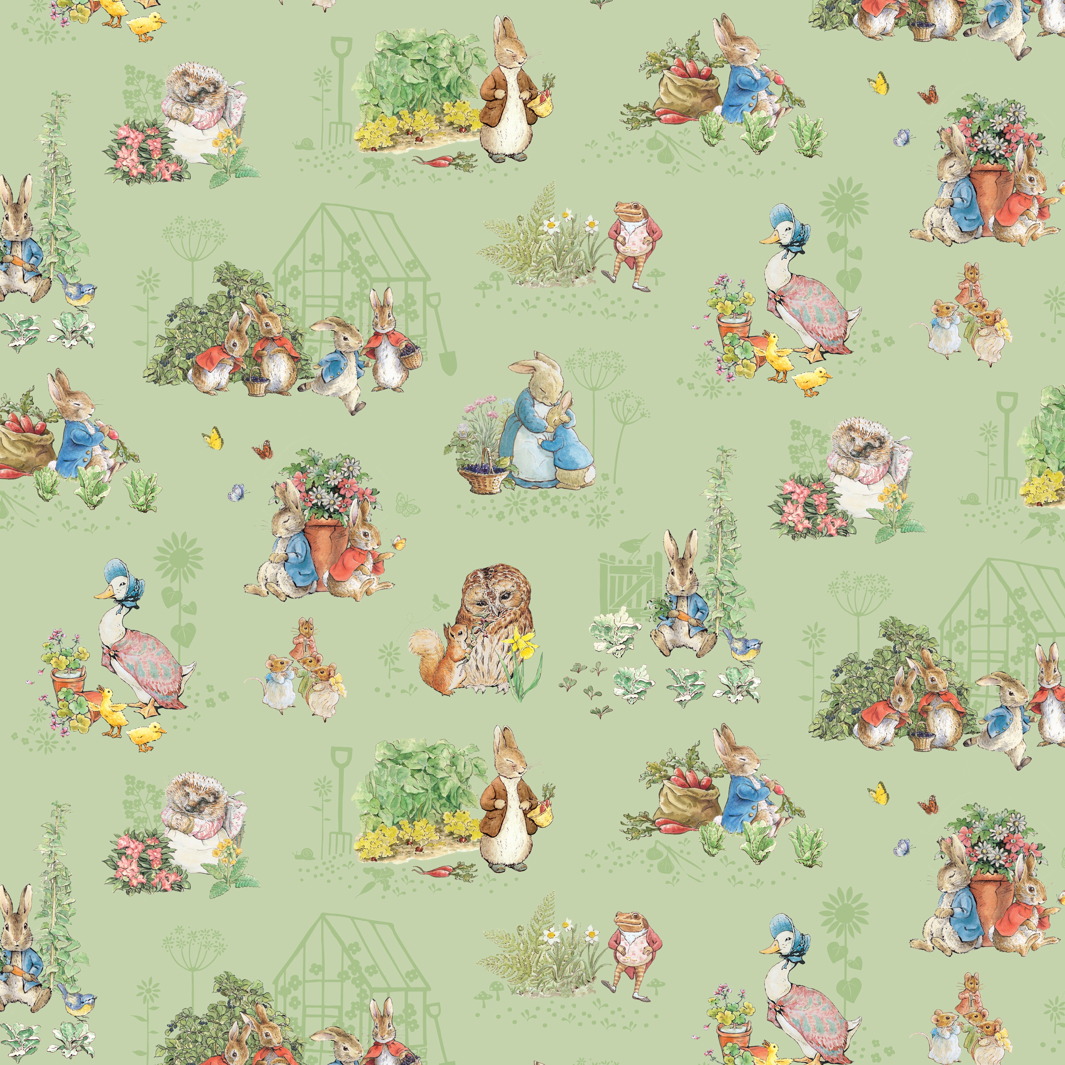 Peter Rabbit & Friends | Characters Fern by Beatrix Potter for Riley Blake | CD15861-FERN