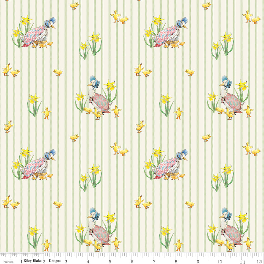 Peter Rabbit & Friends | Duck Stripe Cloud by Beatrix Potter for Riley Blake | CD15862-CLOUD