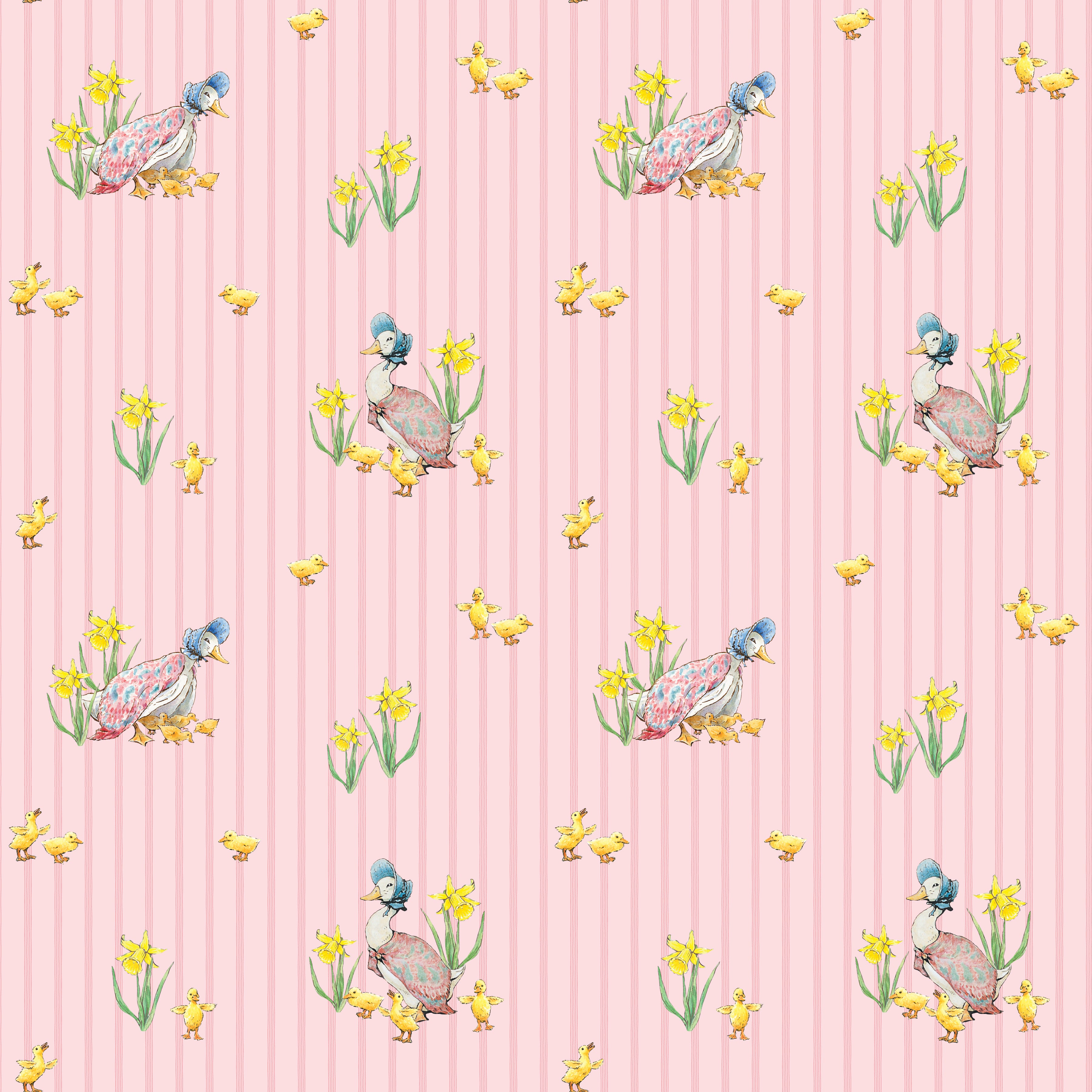 Peter Rabbit & Friends | Duck Stripe Pink by Beatrix Potter for Riley Blake | CD15862-PINK