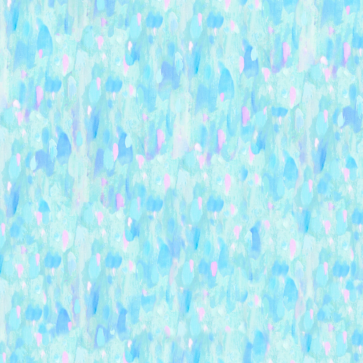 Crazy Kitties | Painted Texture - Turquoise by Jeremiah Ketner for P&B Textiles | CKIT05613-T