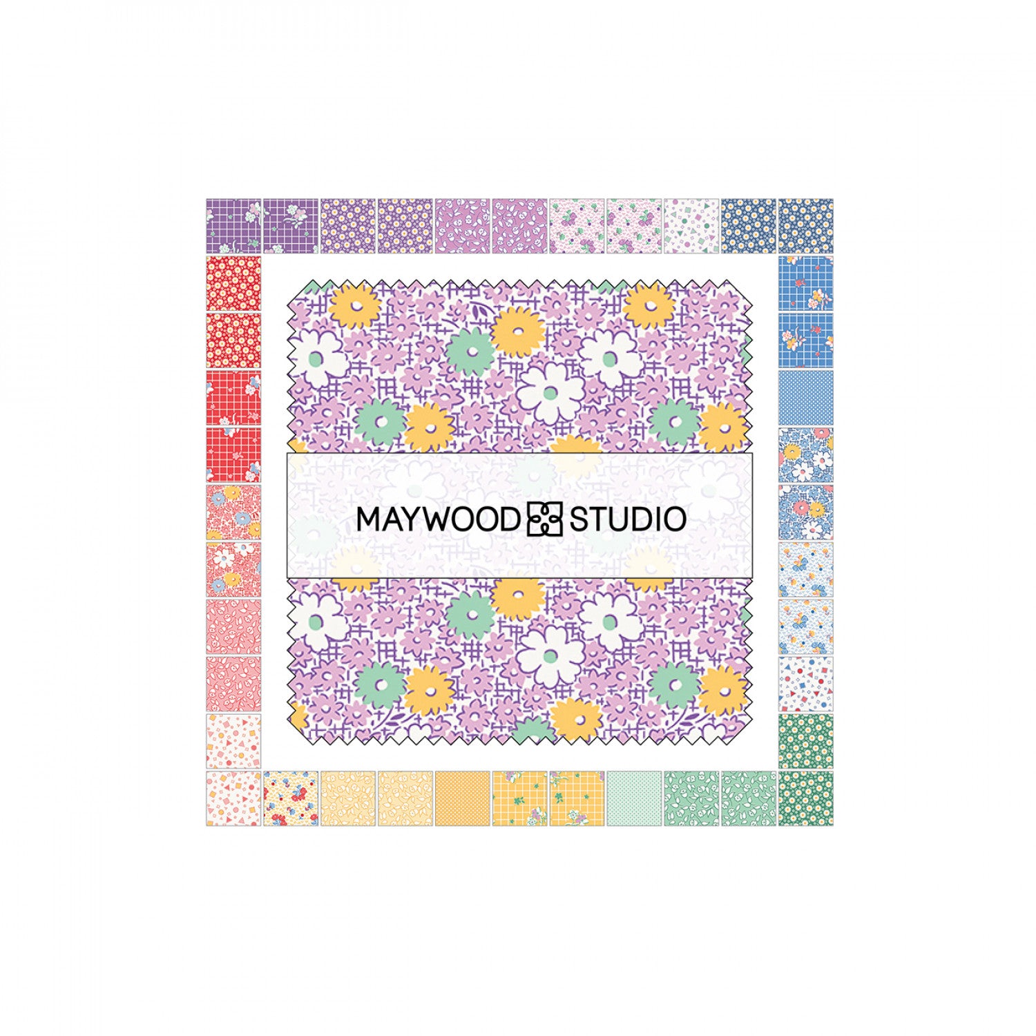 Dilly Dally | 5" Charm Pack by Maywood Studio | 42 pcs