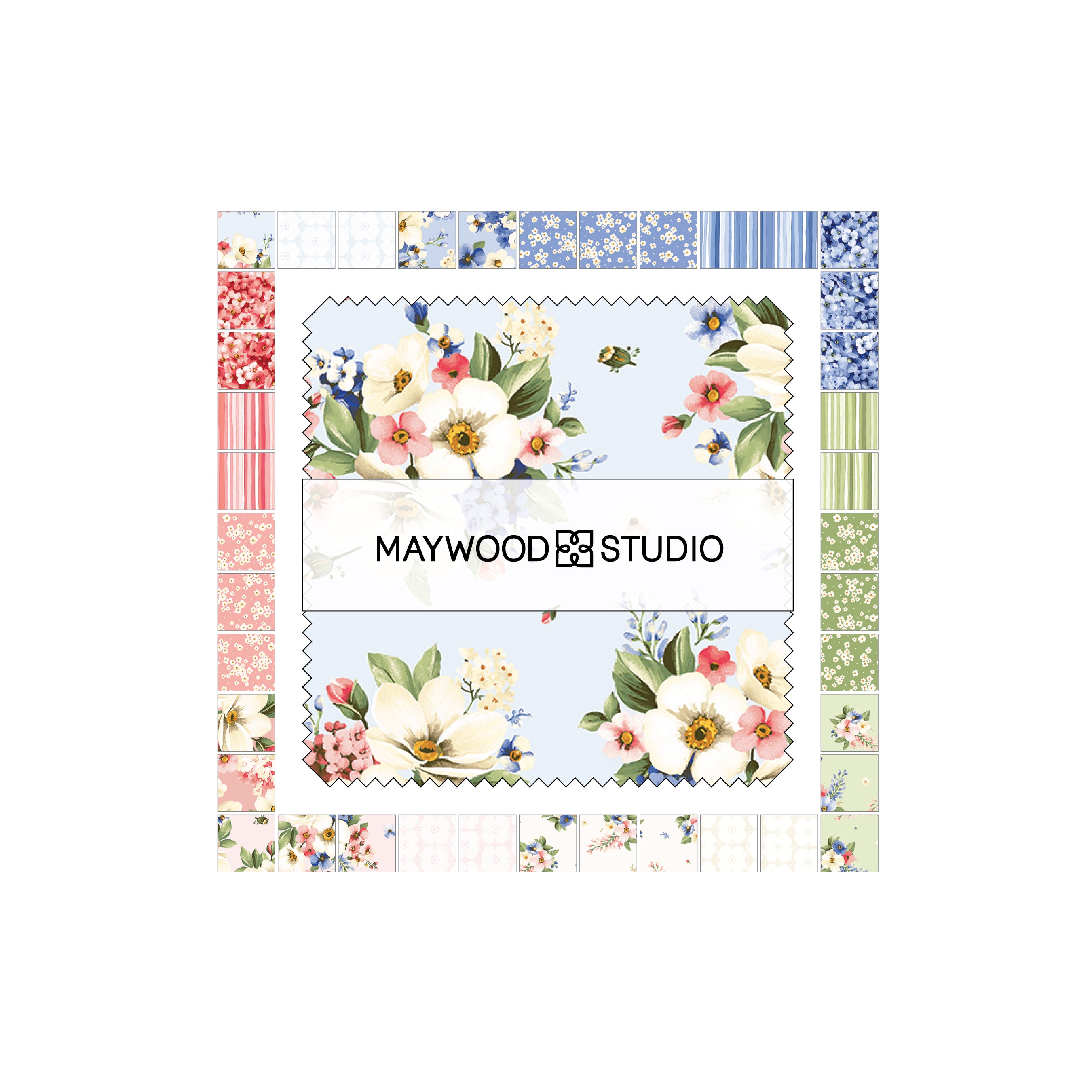 Windflower | 5" Charm Pack by Maywood Studio | 42pcs