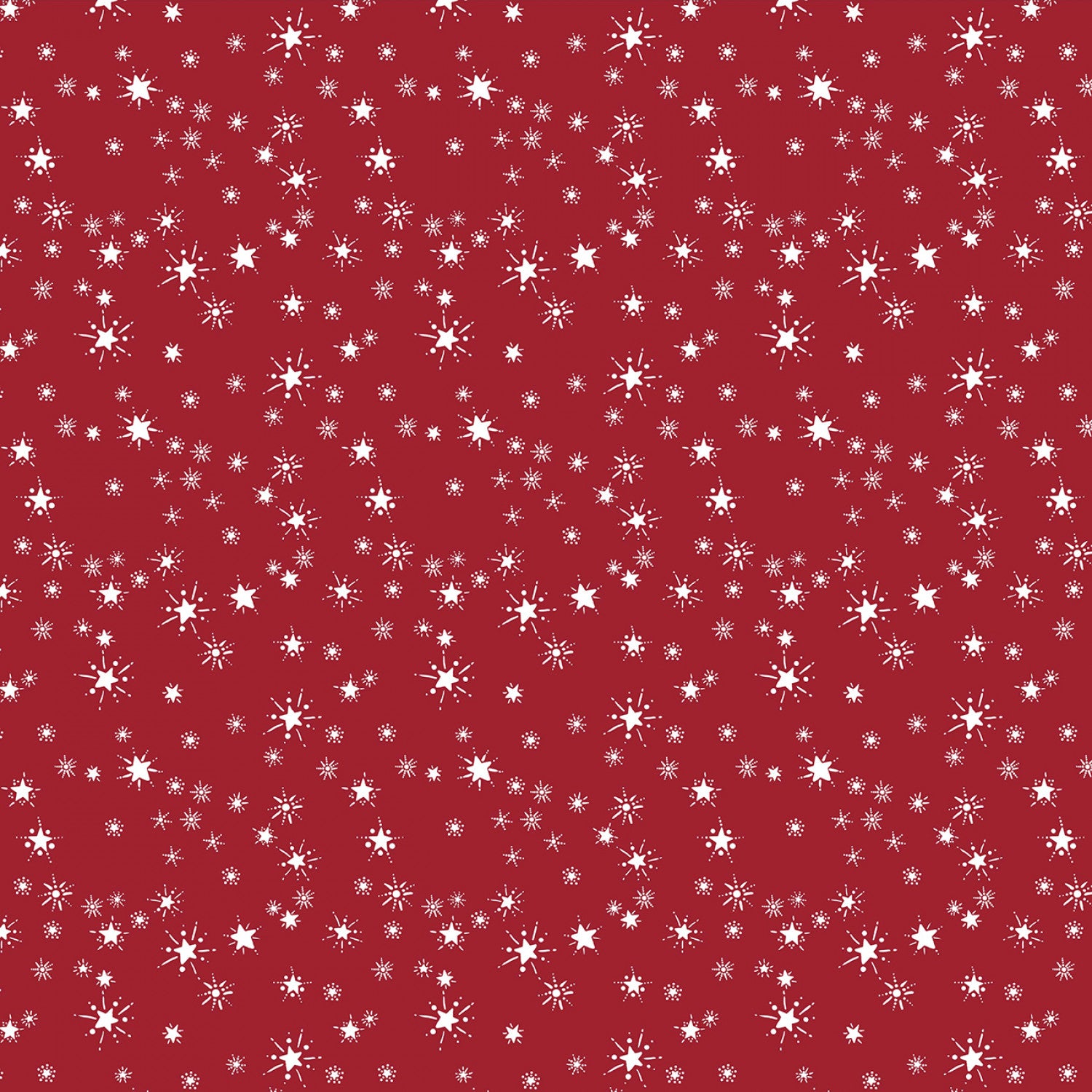 Nutcracker Christmas | Celestial Stars Red by Belle & Boo for Michael Miller