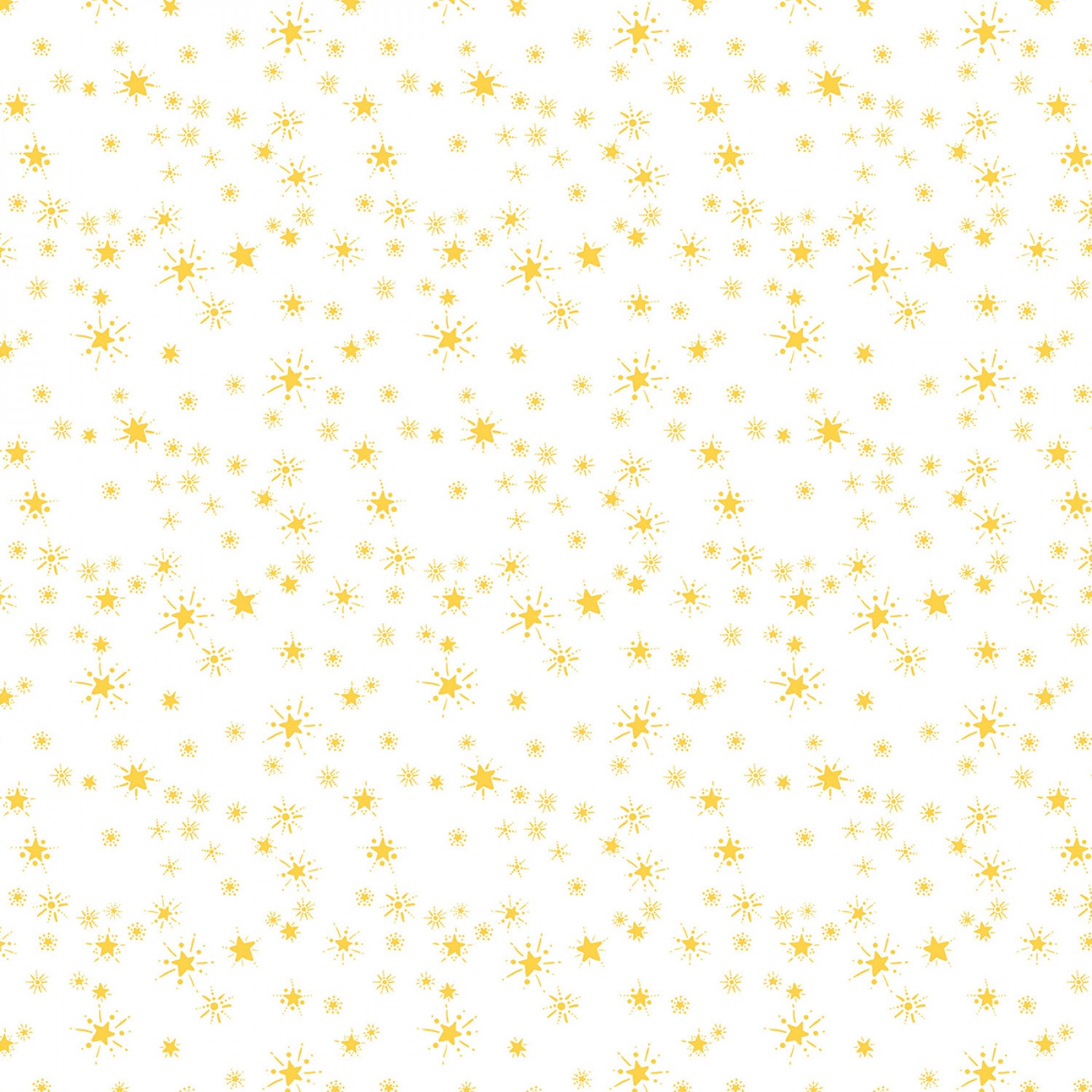 Nutcracker Christmas | Celestial Stars Yellow by Belle & Boo for Michael Miller