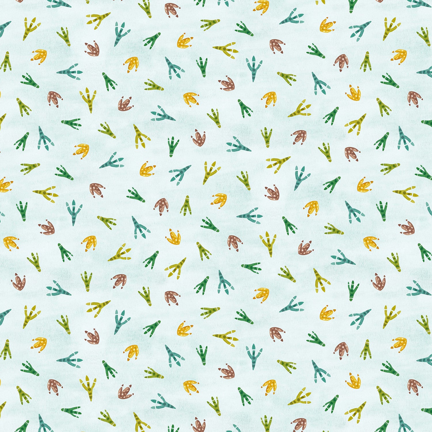 Wild One | Footprints Sky by Michael Miller Fabrics | DCX11860-SKYX