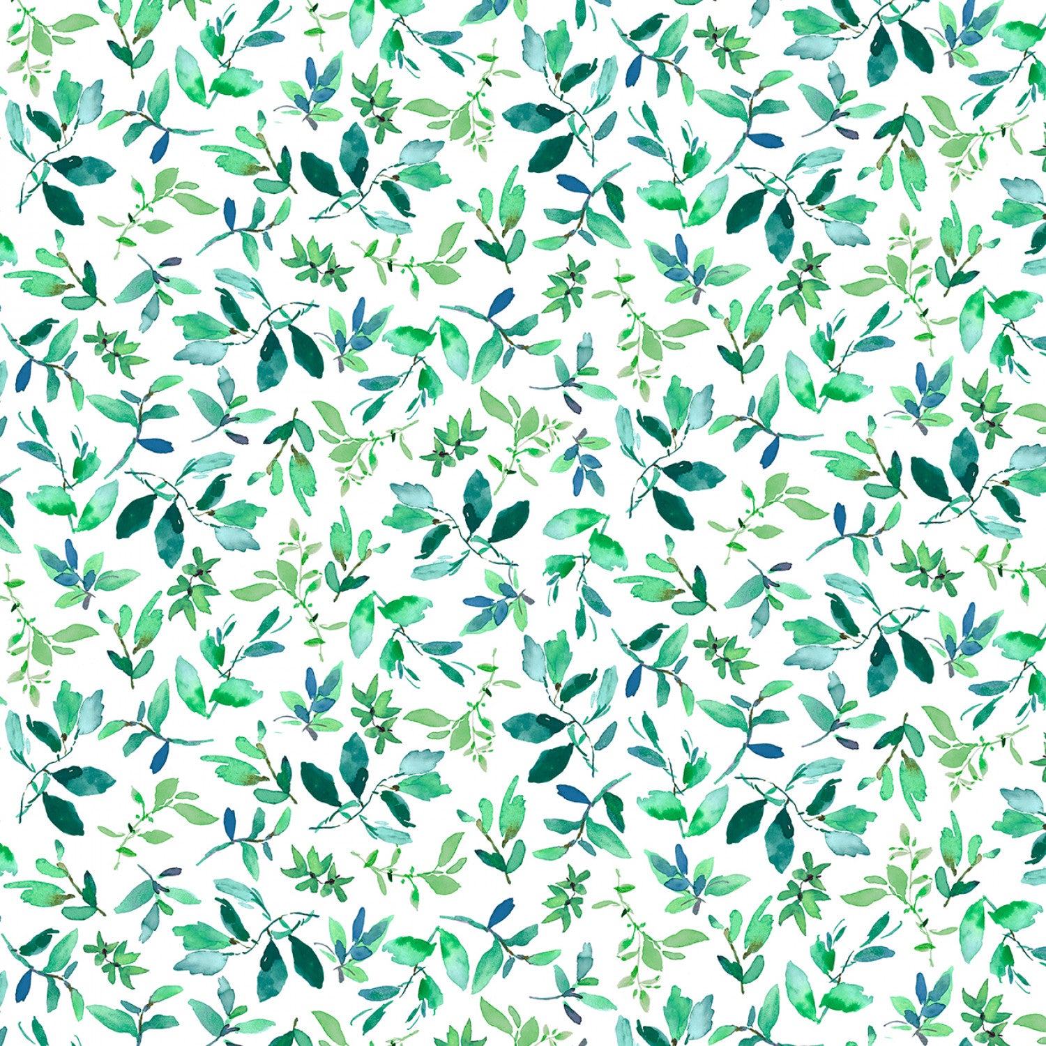 Flower Lake | White Lake Leaves by Michael Miller Fabrics | DCX11899-WHIT