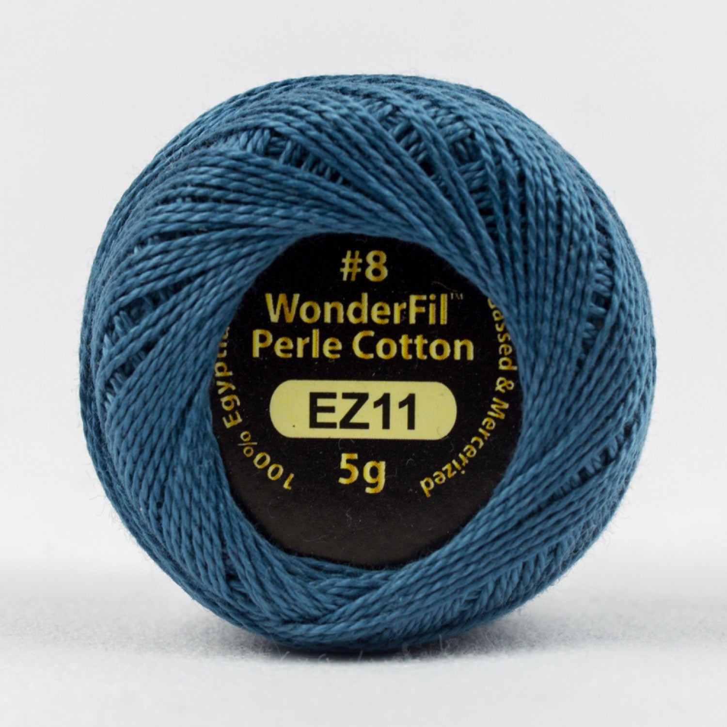 Eleganza #8 Perle Cotton by WonderFil | EL5G-11 Battleship | 5 grams