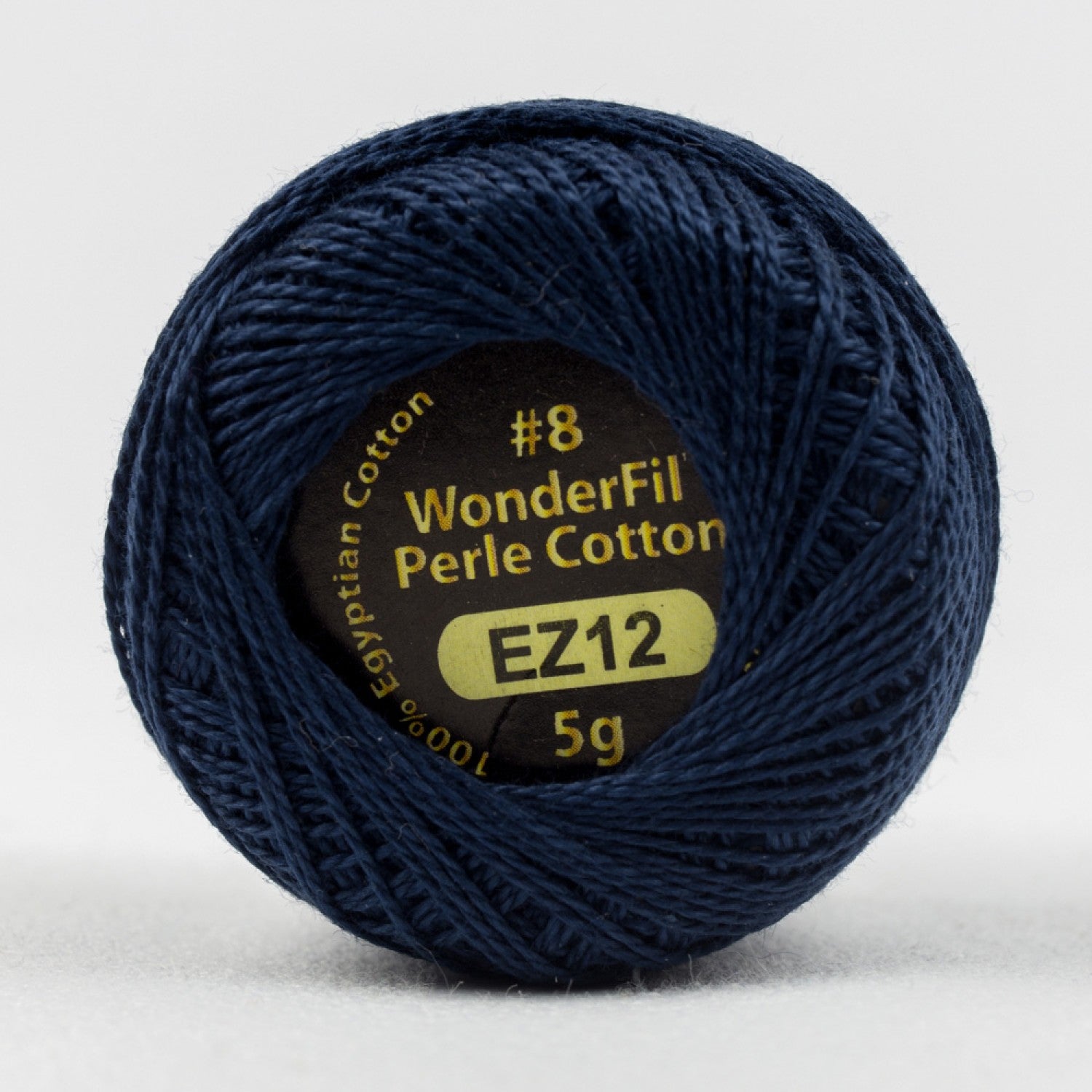 Eleganza #8 Perle Cotton by WonderFil | EL5G-12 Navy | 5 grams