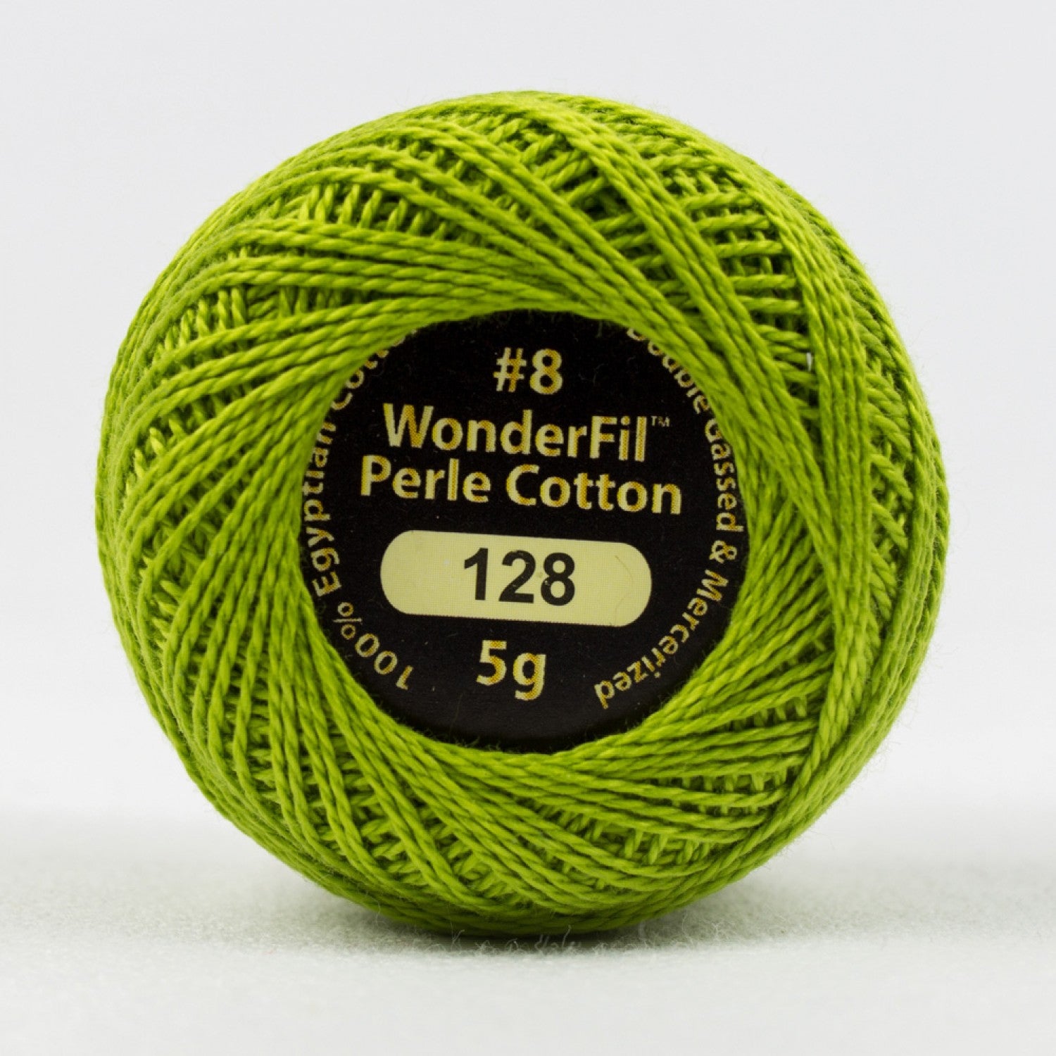 Eleganza #8 Perle Cotton by WonderFil | EL5G-128 Key Lime | 5 grams