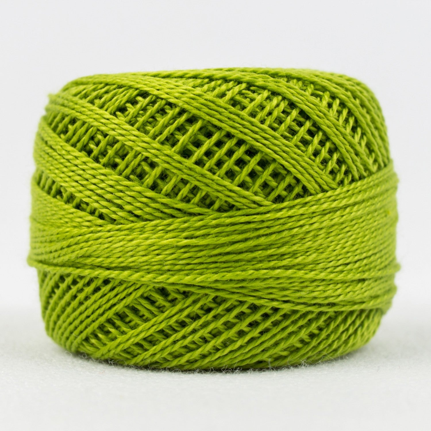 Eleganza #8 Perle Cotton by WonderFil | EL5G-128 Key Lime | 5 grams