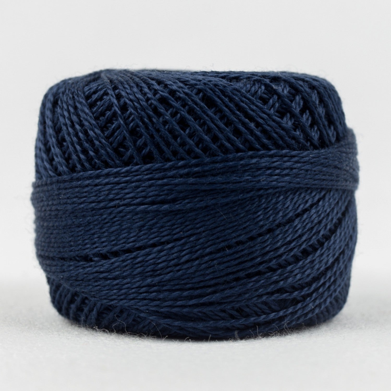 Eleganza #8 Perle Cotton by WonderFil | EL5G-12 Navy | 5 grams