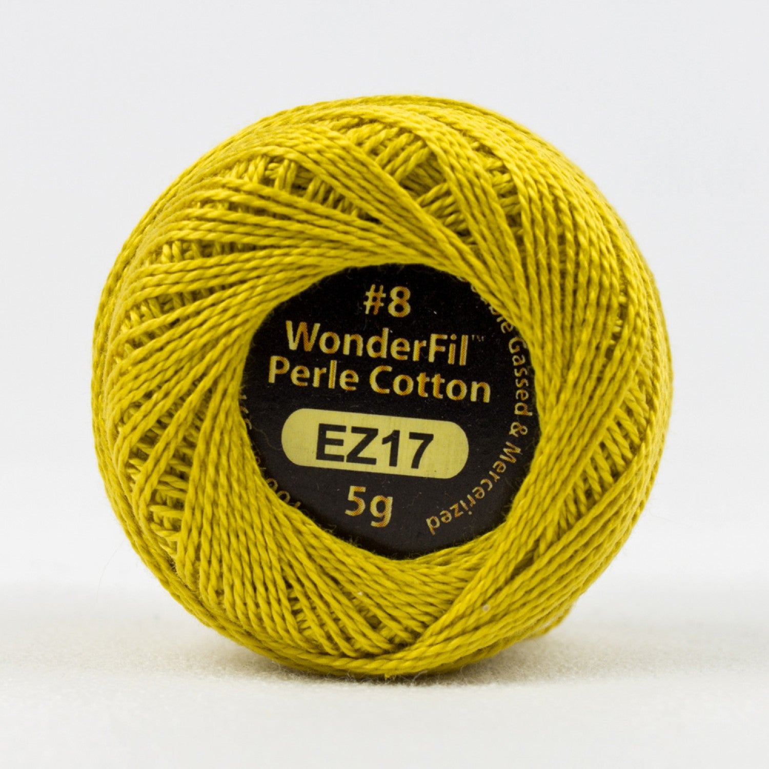 Eleganza #8 Perle Cotton by WonderFil | EL5G-17 Brass Trumpet | 5 grams