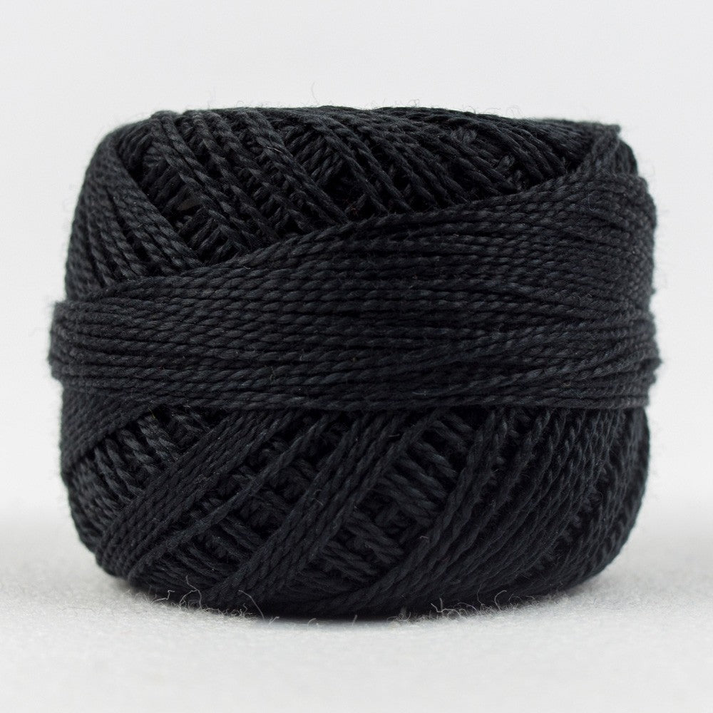 Eleganza #8 Perle Cotton by WonderFil | EL5G-200 Black | 5 grams